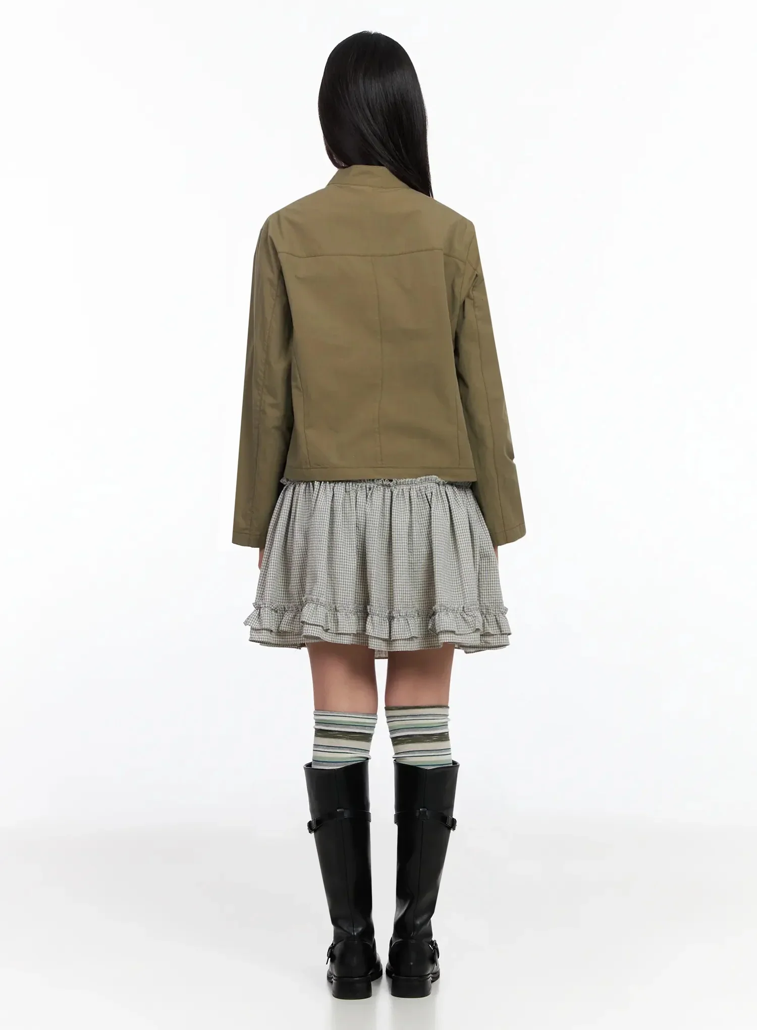 Ruched Detail Jacket IA523 - Image 10