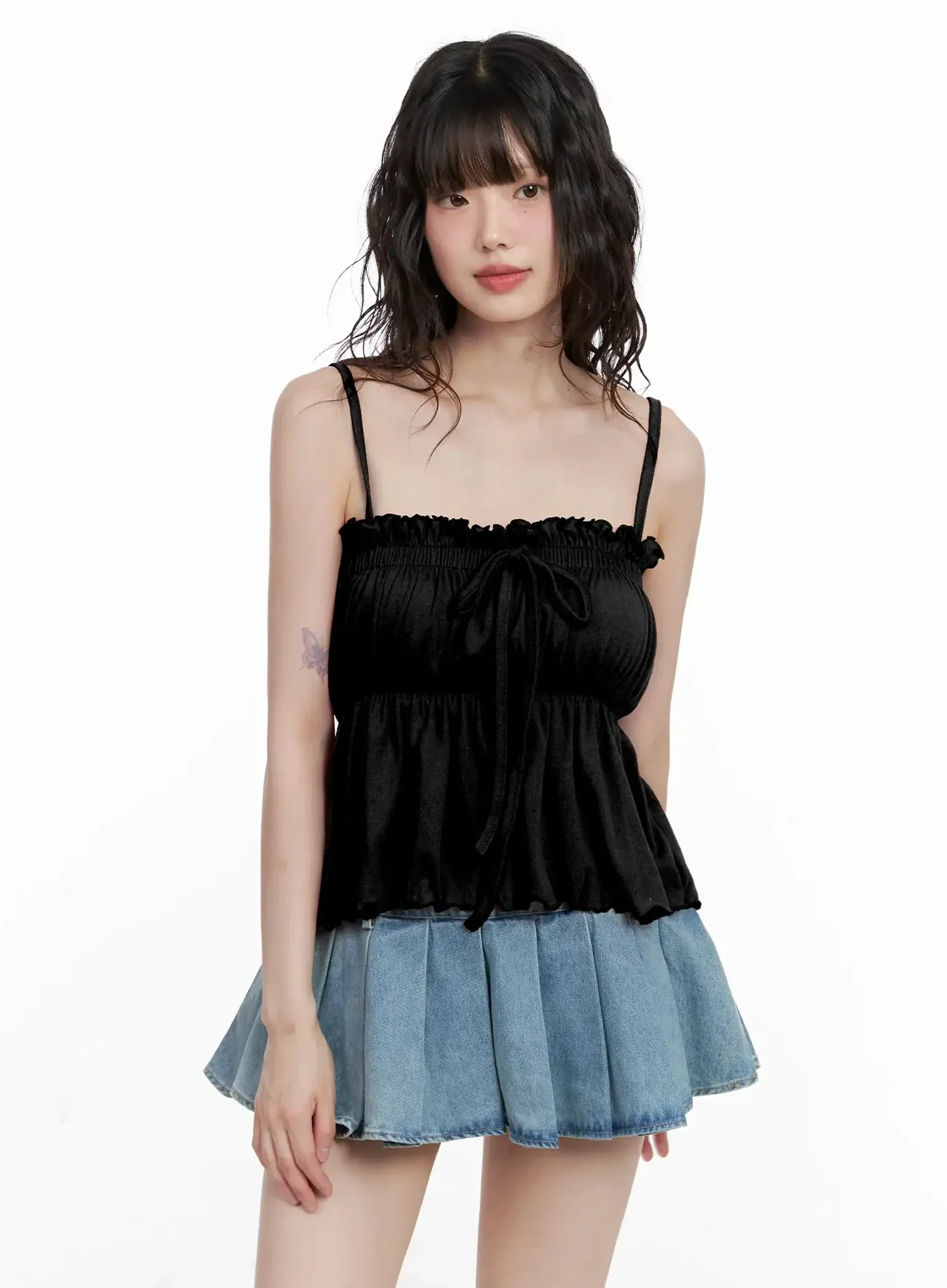 Ruffle Babydoll Top IL531 - Image 17