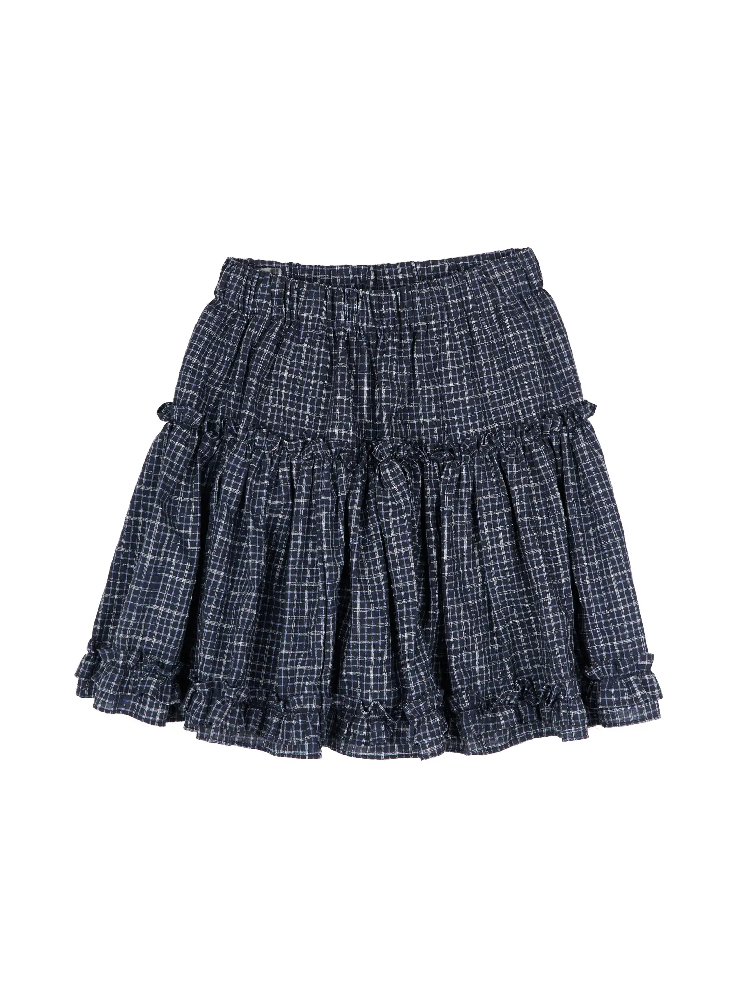 Ruffle Frill Midi Jean Skirt CY513 - Image 12