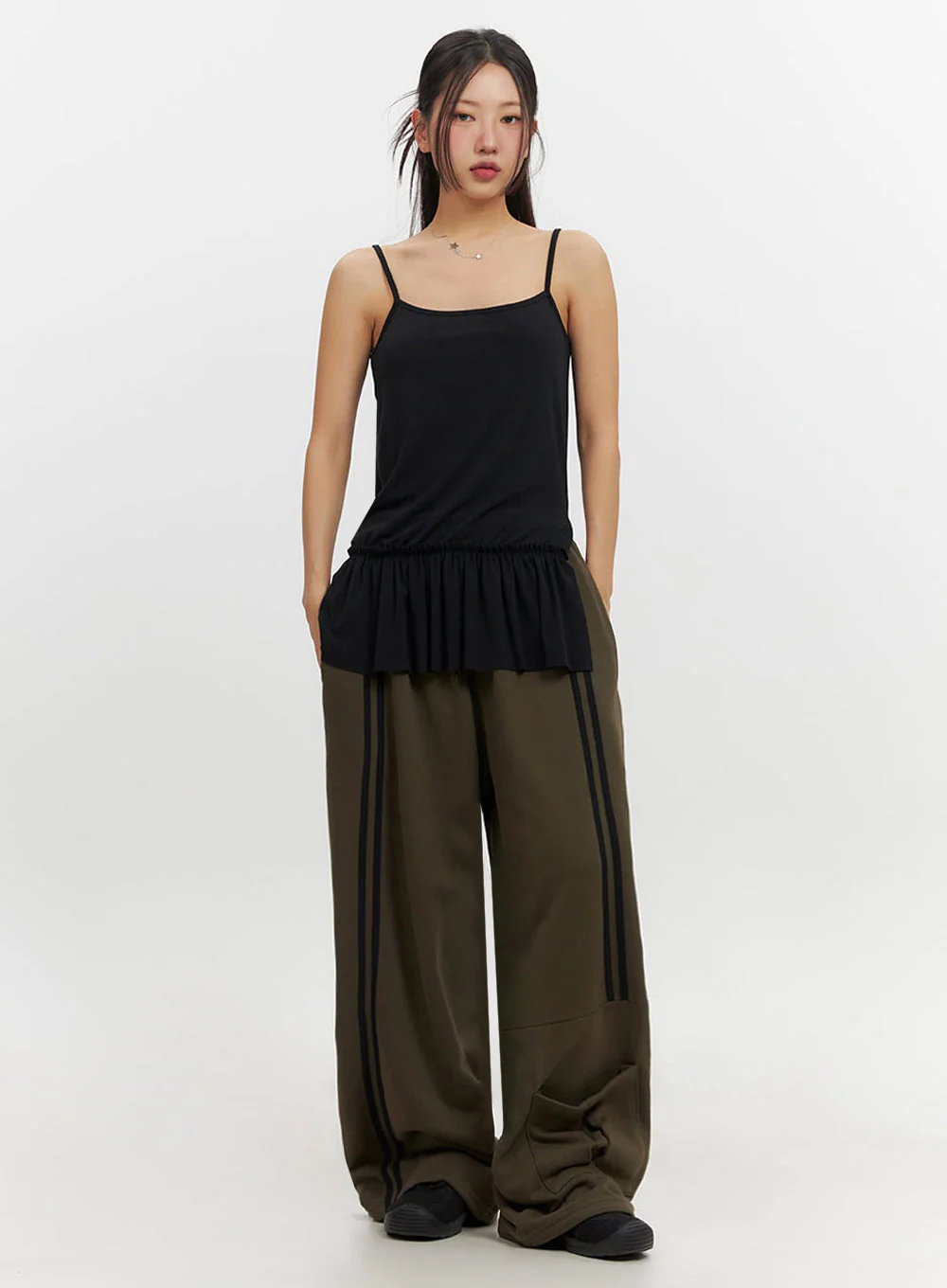 Ruffle Layered Camisole Top IF510 - Image 3