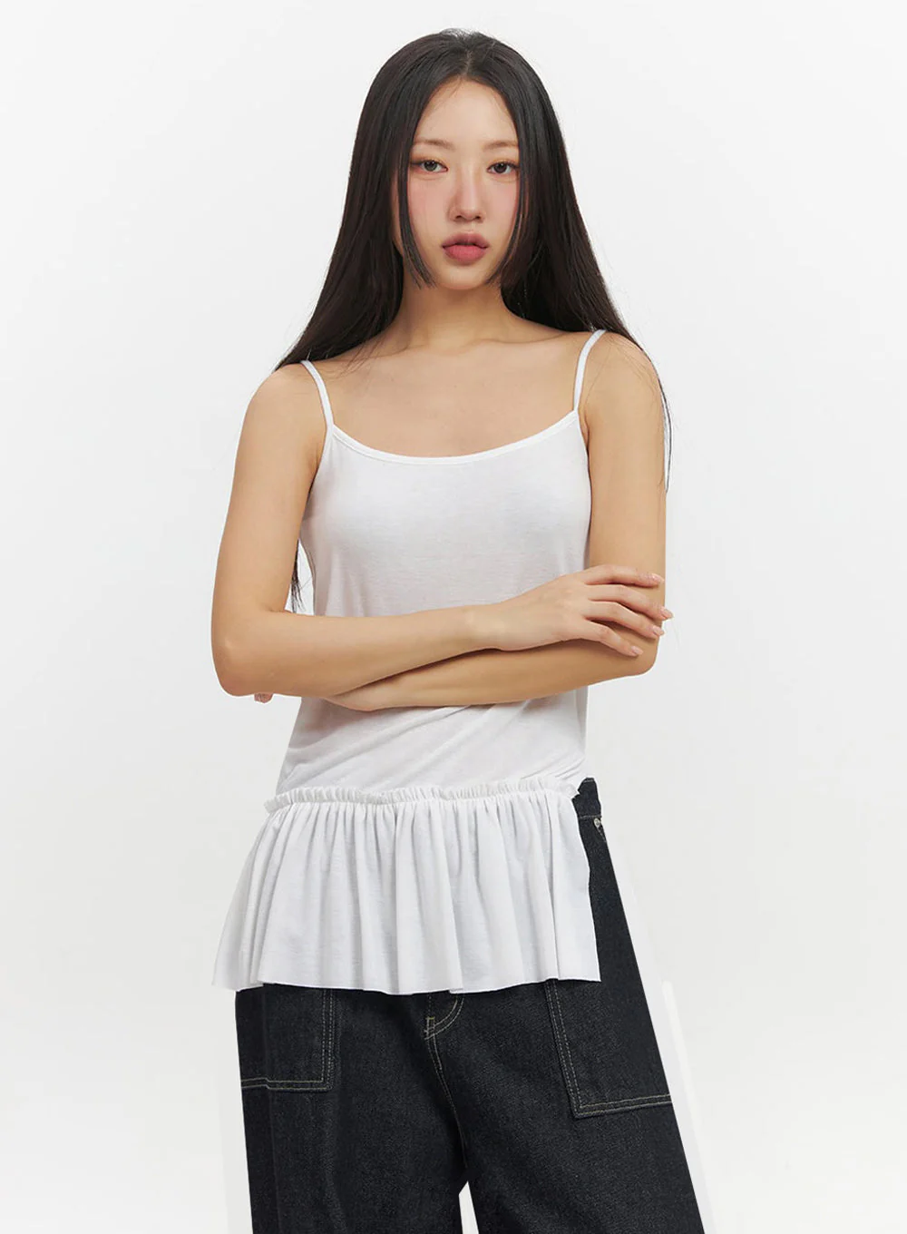 Ruffle Layered Camisole Top IF510 - Image 6