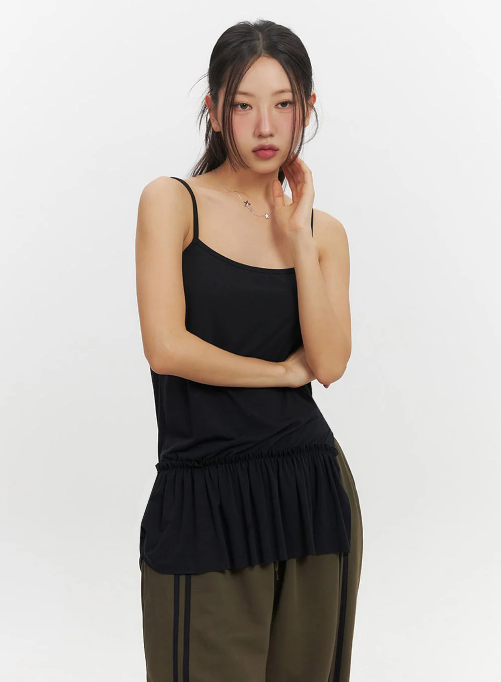 Ruffle Layered Camisole Top IF510 - Image 8