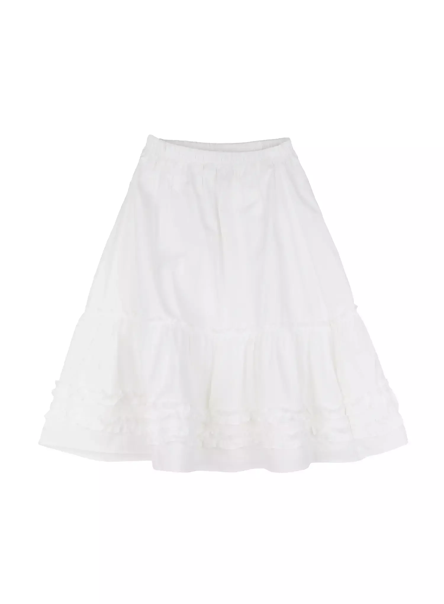 Ruffle Layered Midi Skirt IG527 - Image 14