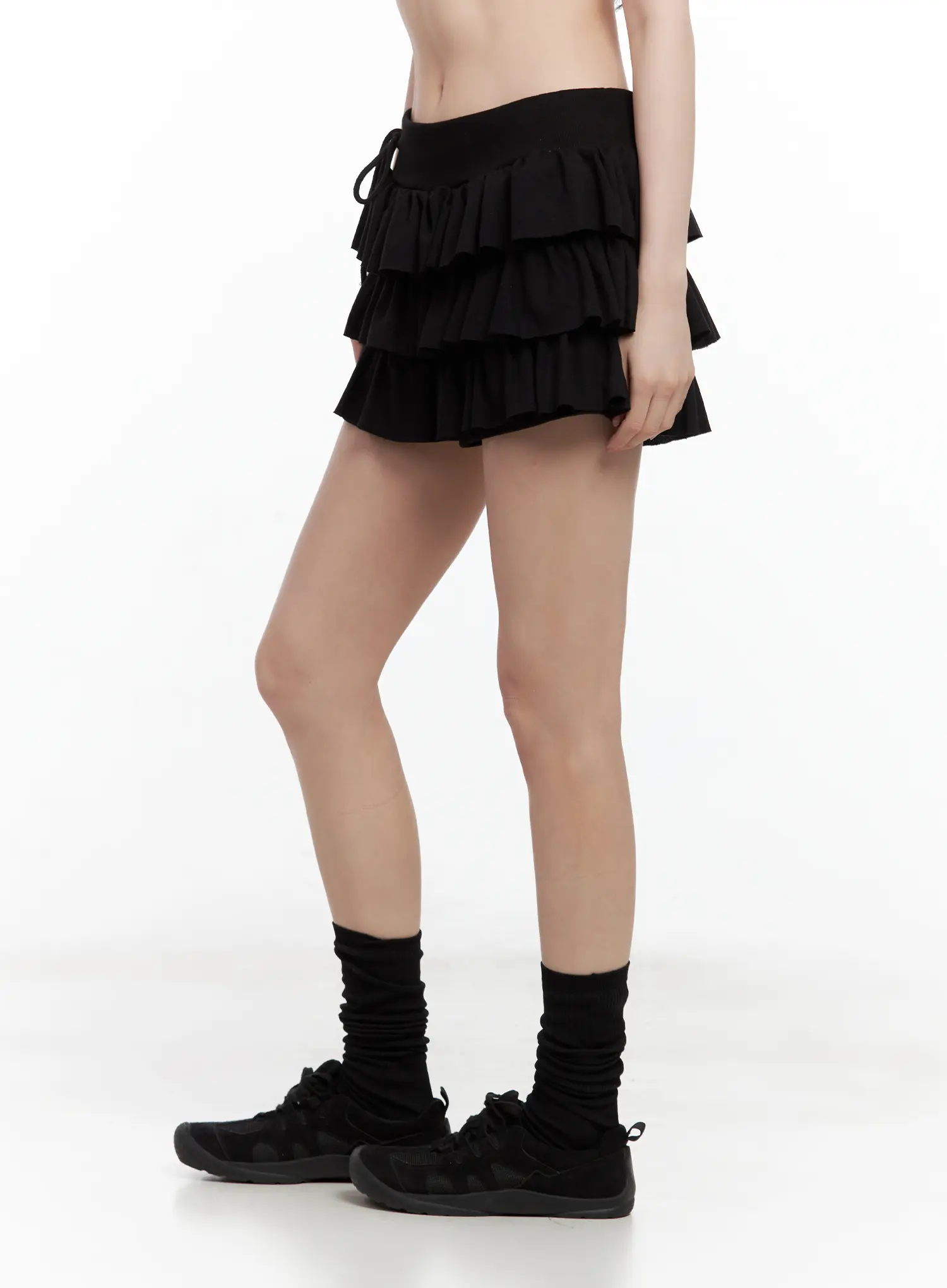 Ruffle Layered Mini Skirt CL501 - Image 6