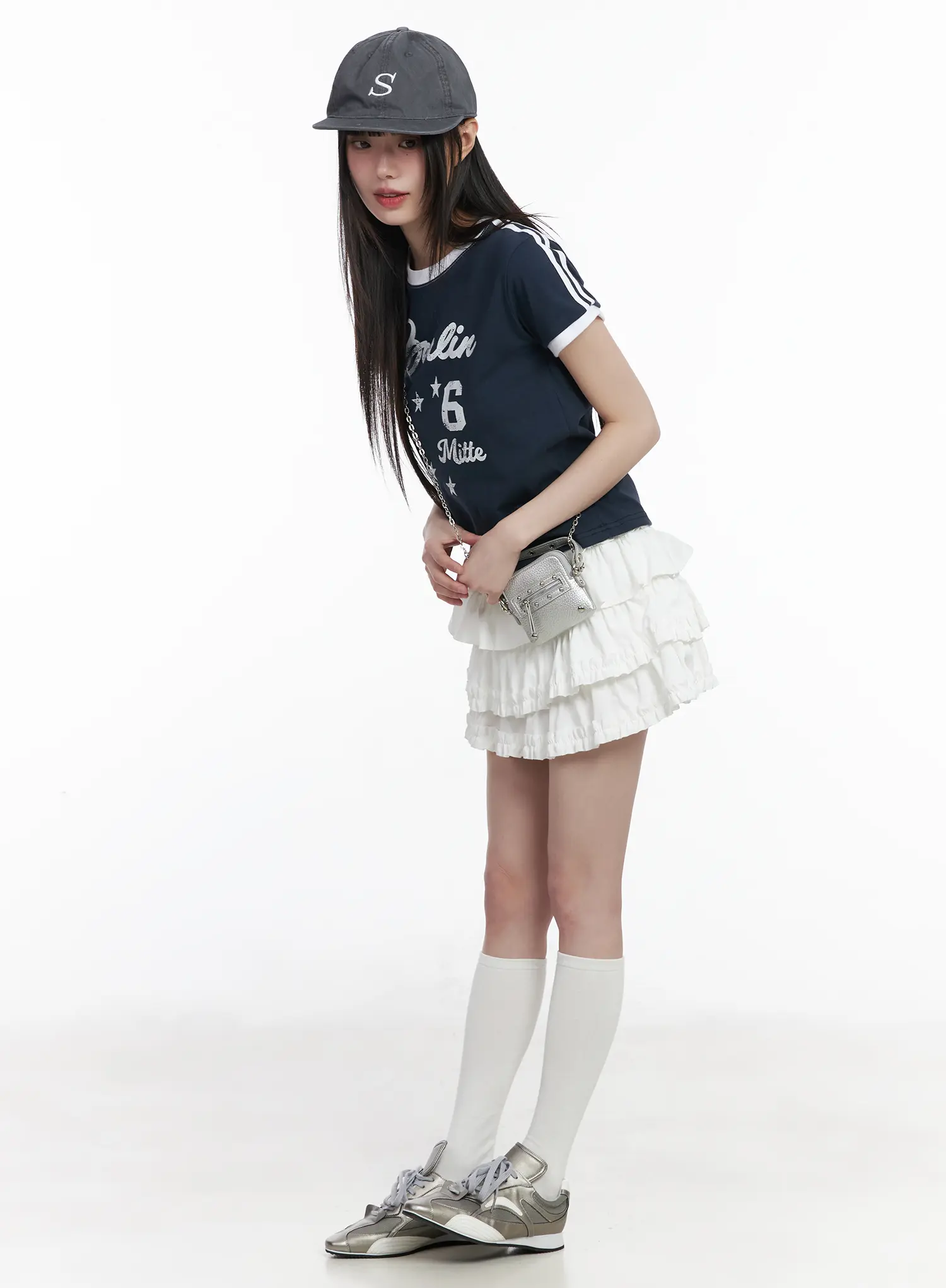 Ruffle Layered Mini Skirt CM524 - Image 8