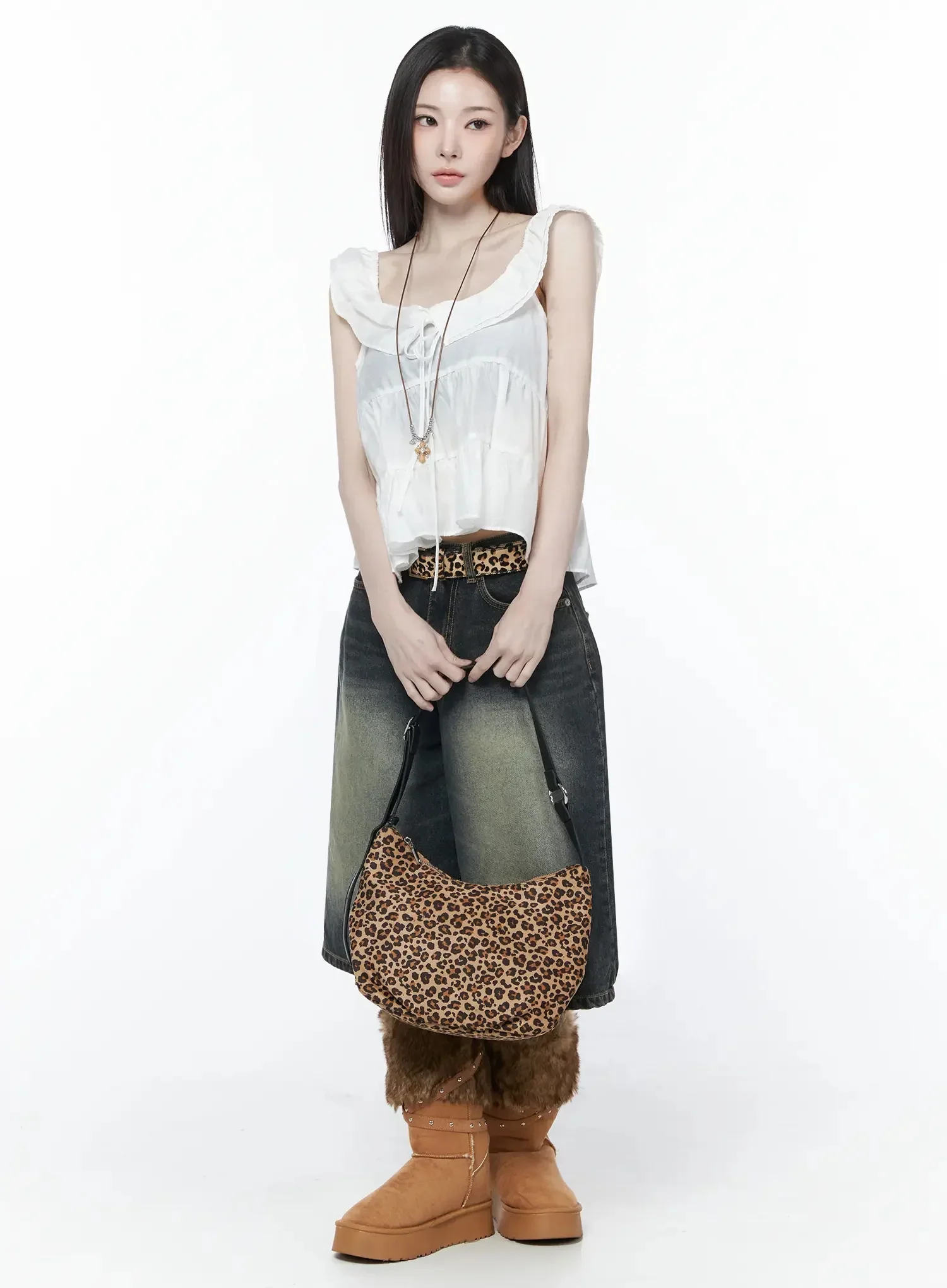 Ruffle Off-Shoulder Blouse IY515 - Image 13