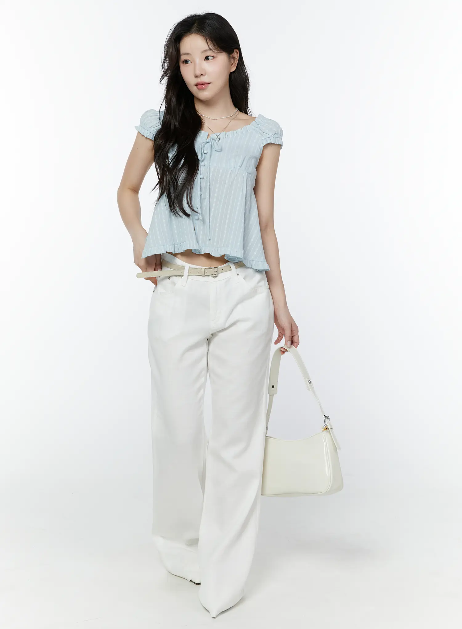 Ruffled Off-Shoulder Blouse IY507 - Image 3