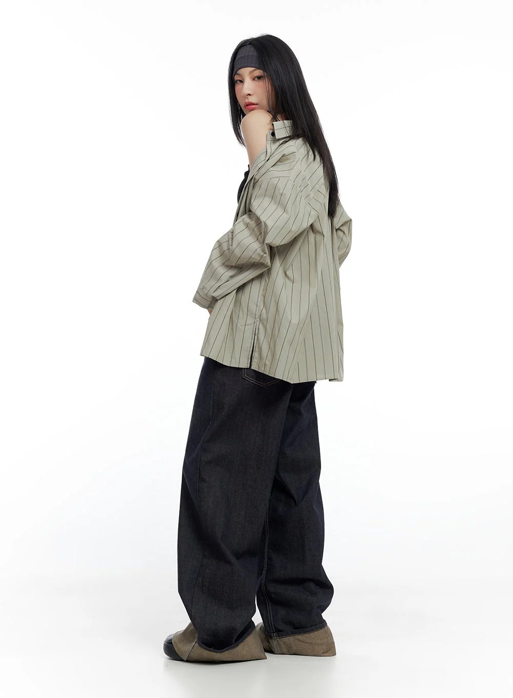 Sadie Roll-Up Denim Jeans CO426 - Image 3
