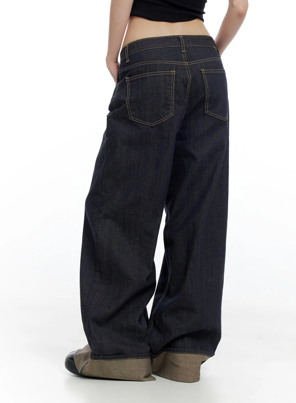 Sadie Roll-Up Denim Jeans CO426 - Image 5