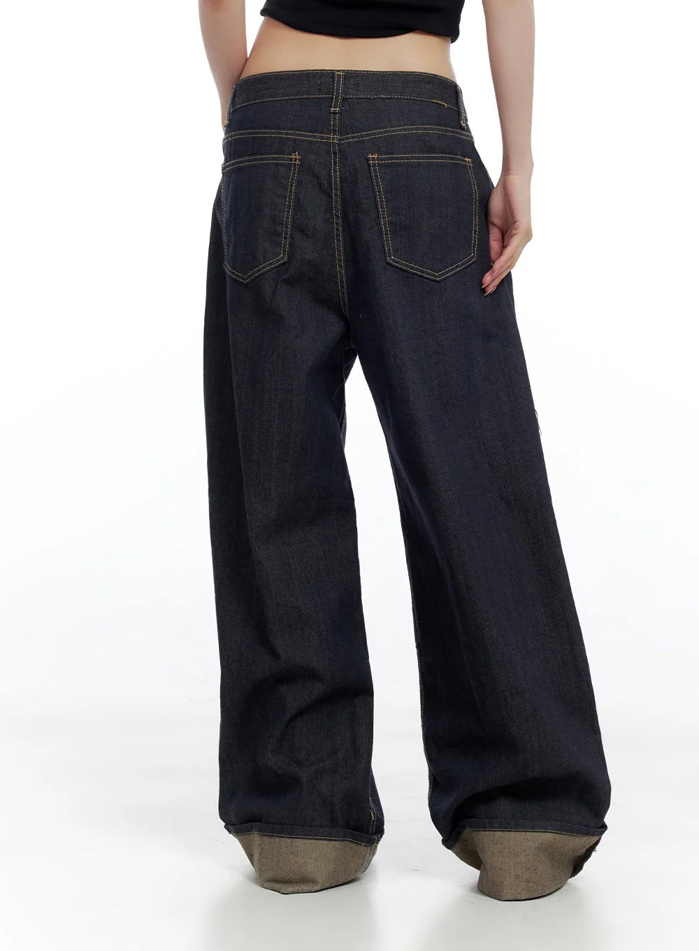 Sadie Roll-Up Denim Jeans CO426 - Image 6