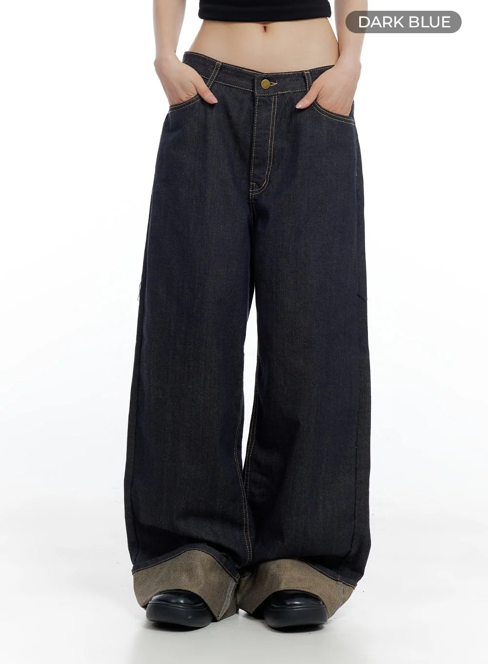 Sadie Roll-Up Denim Jeans CO426 - Image 7
