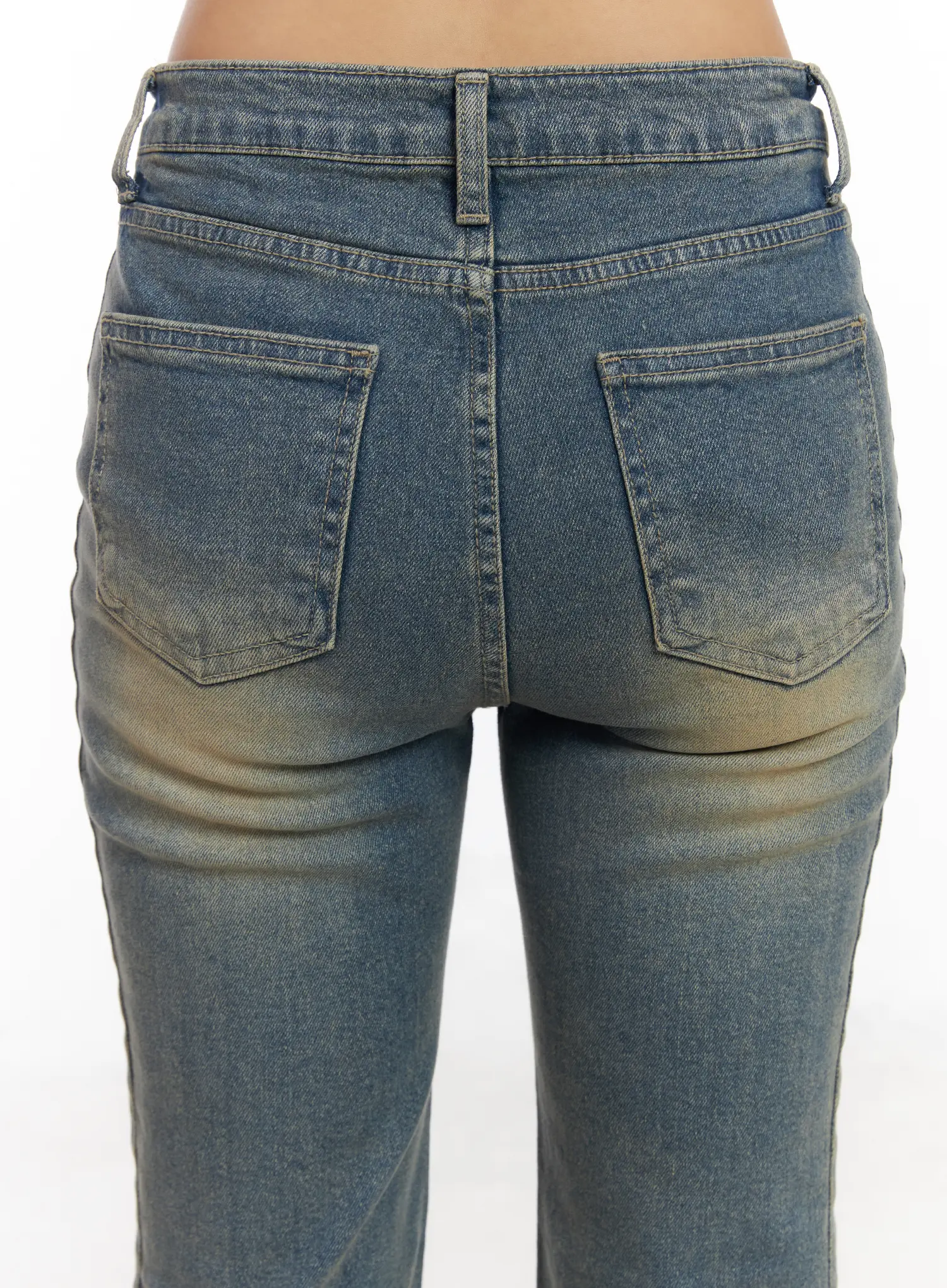 Sakura Mid-Rise Flared  Bootcut Jeans CM520 - Image 8
