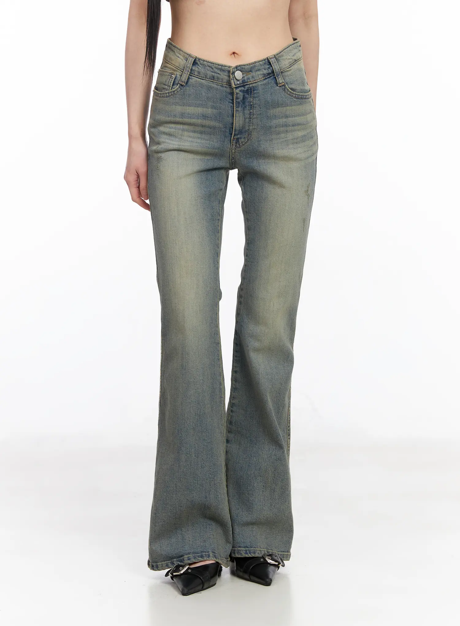 Samira Embroidered Flare Jeans CF518 - Image 5