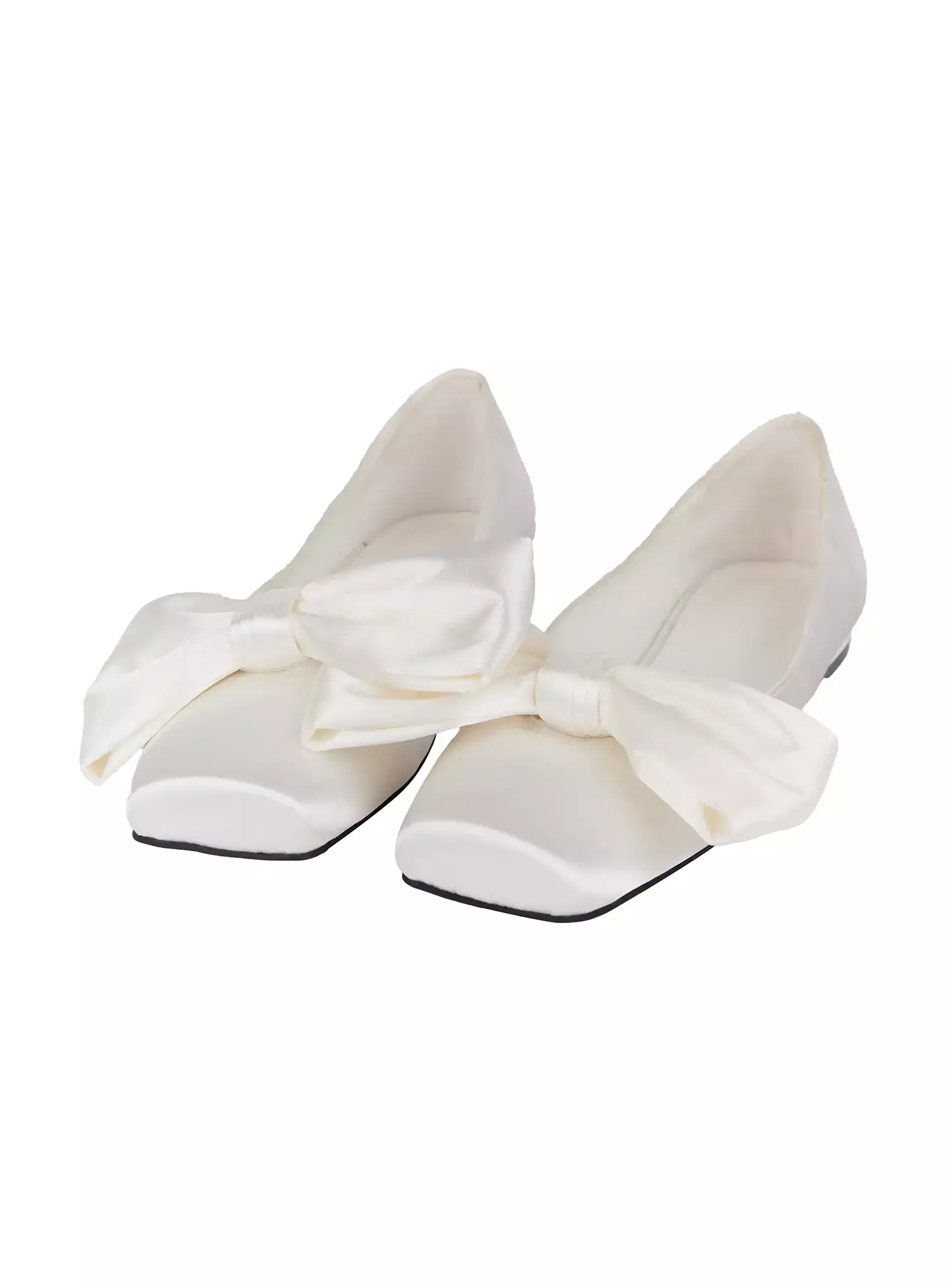 Satin Bow Ballet Flats IM502 - Image 16