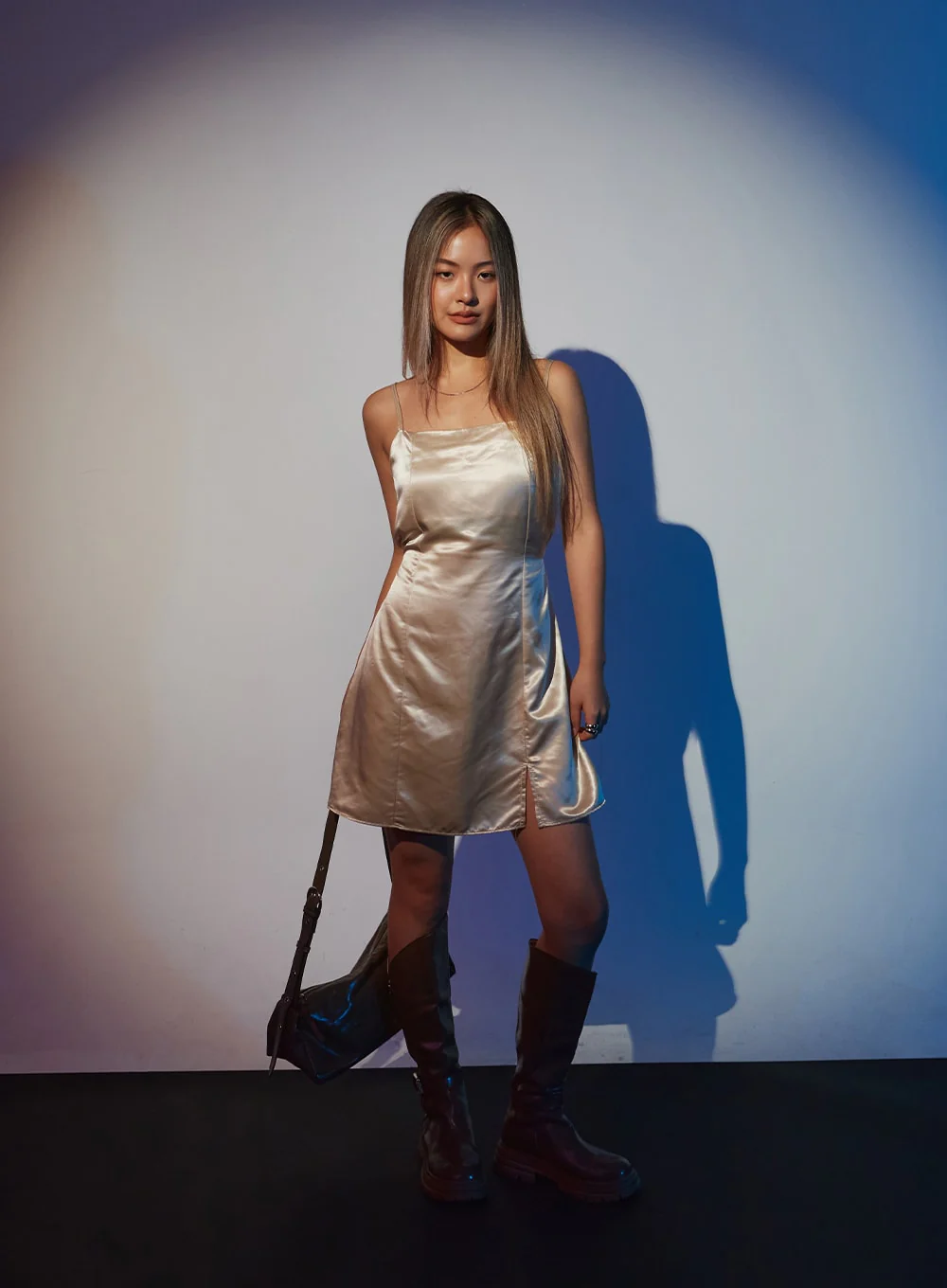 Satin Slit Sleeveless Mini Dress ID30 - Image 13