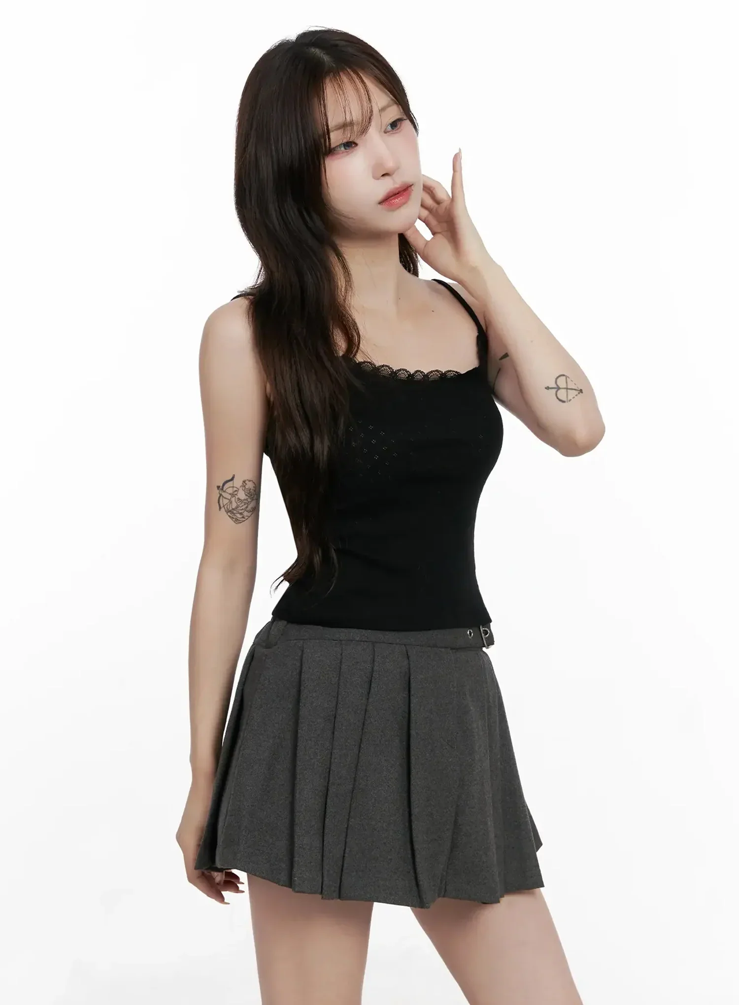 Scalloped Edge Cami Top IN514 - Image 2
