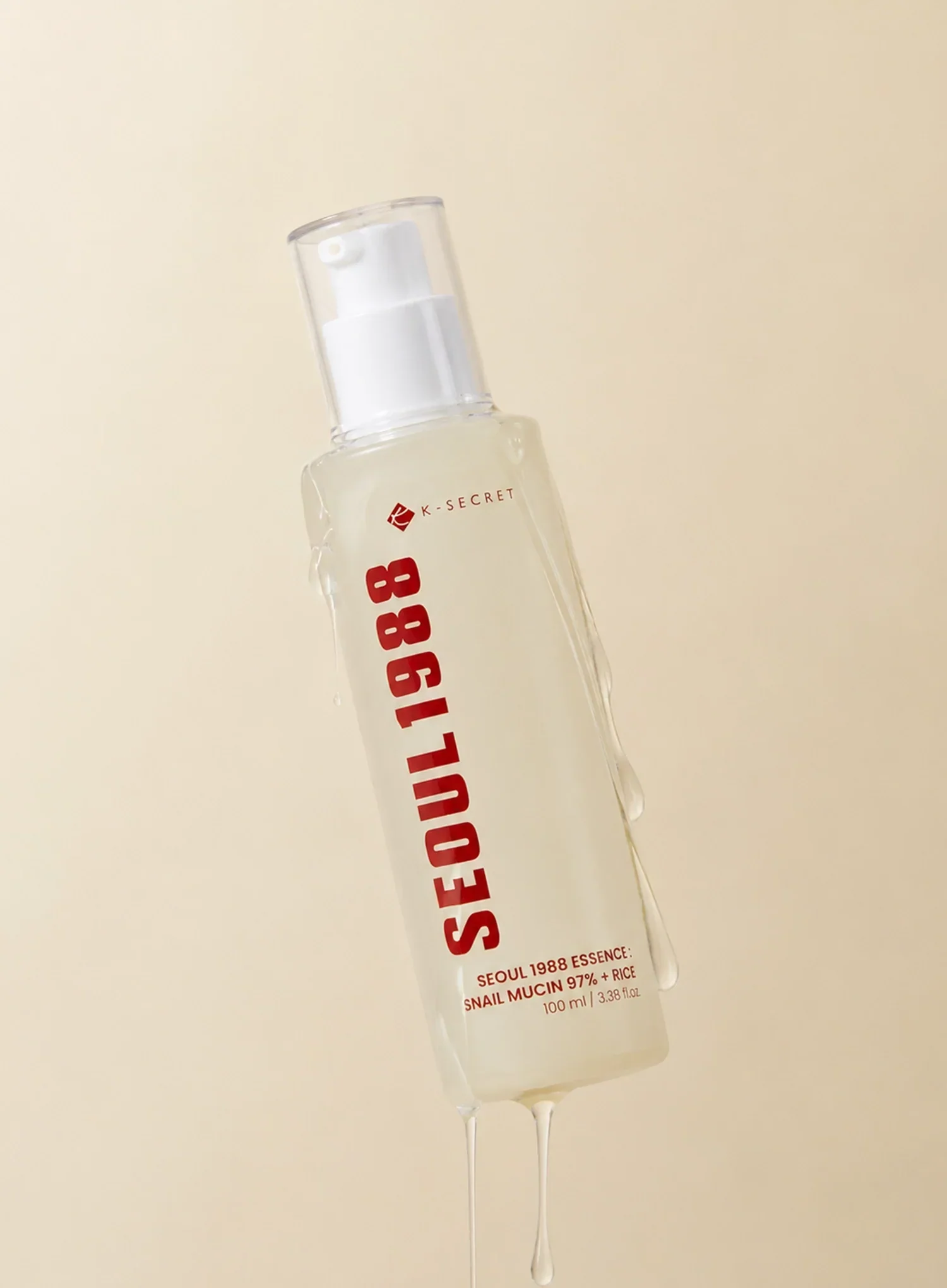 SEOUL 1988 Essence : Snail Mucin 97% + Rice (100ml) - Image 2