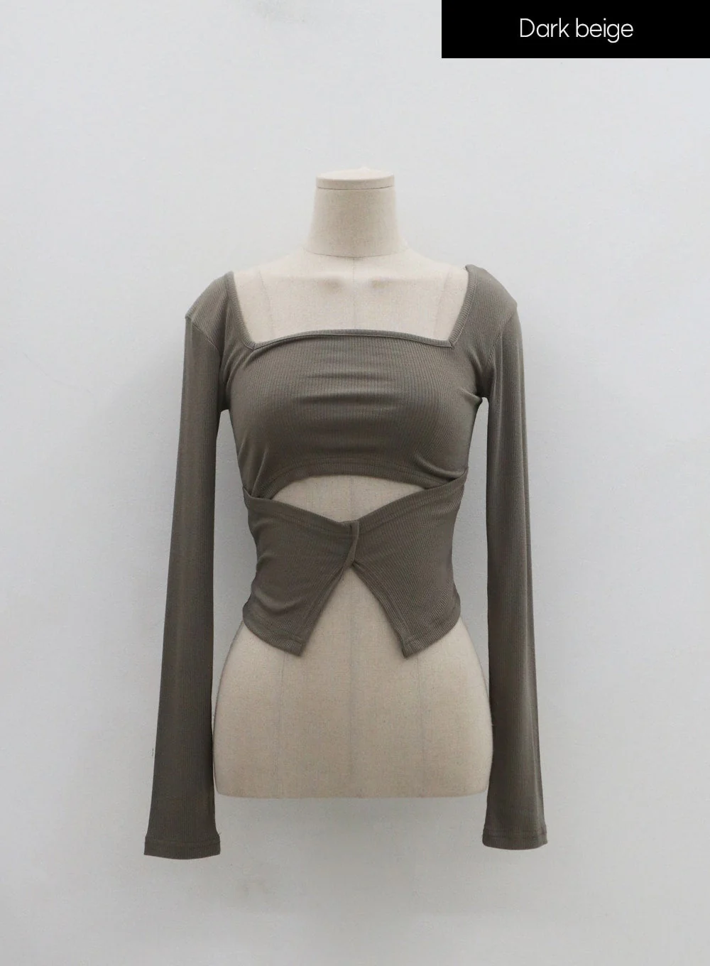Sexy Square Neck Front Hole Top IN22 - Image 20