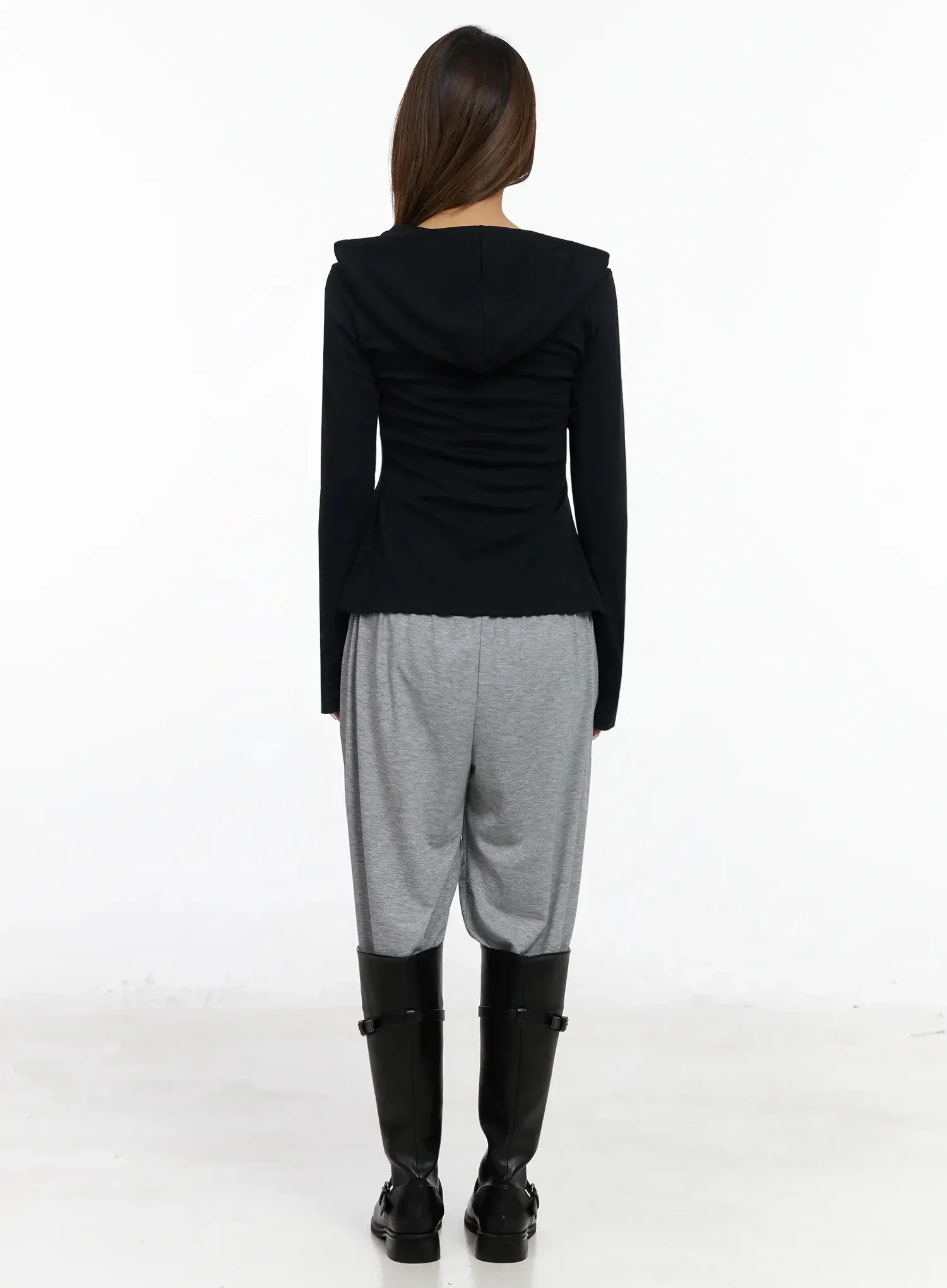 Shane Button Slim Fit Hooded Cardigan IY515 - Image 11
