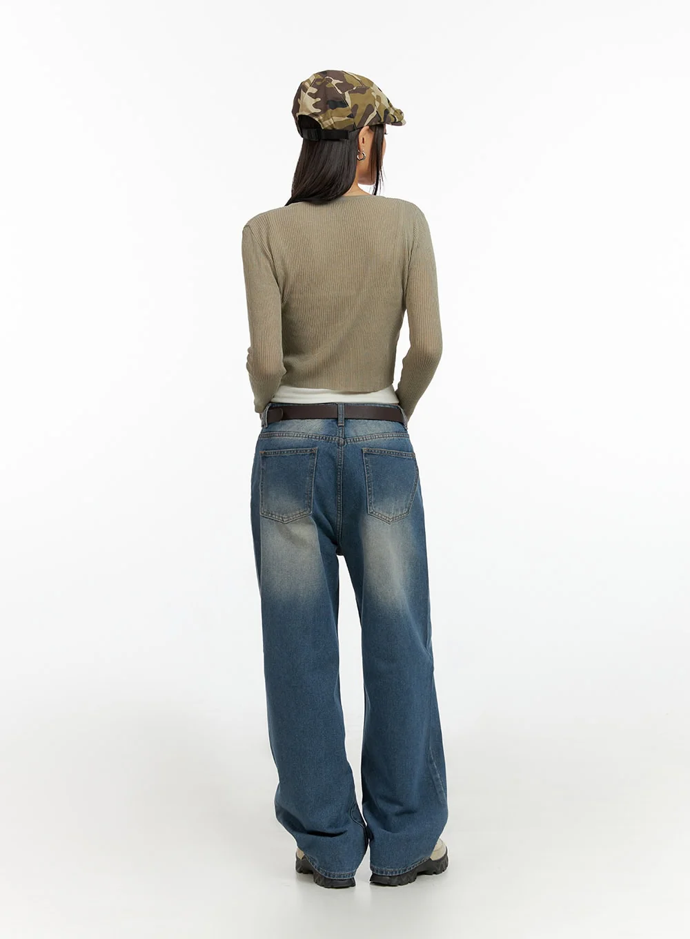 Sheer Buttoned Cardigan IL409 - Image 6