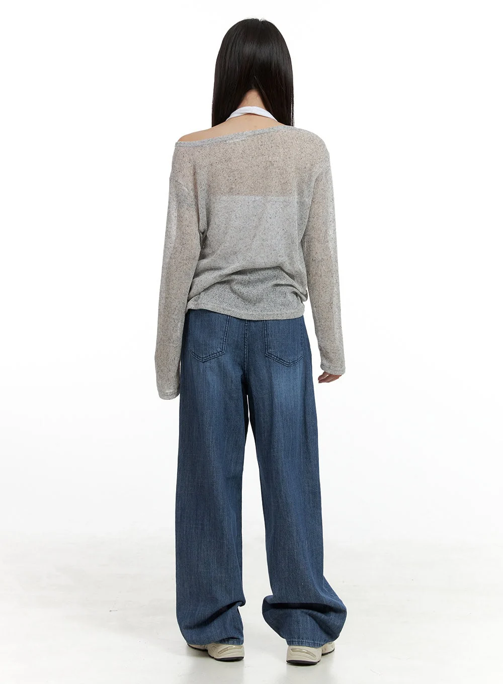 Sheer Elegance Long Sleeve Top CL425 - Image 4