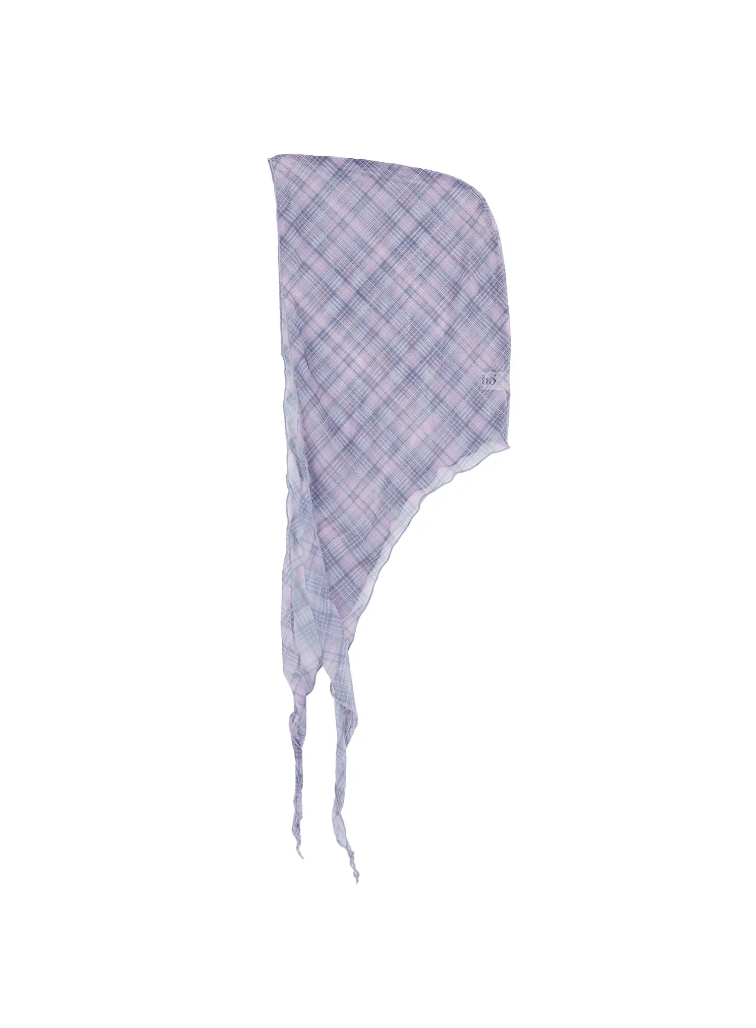 Sheer Plaid Head Scarf CL522 - Image 7