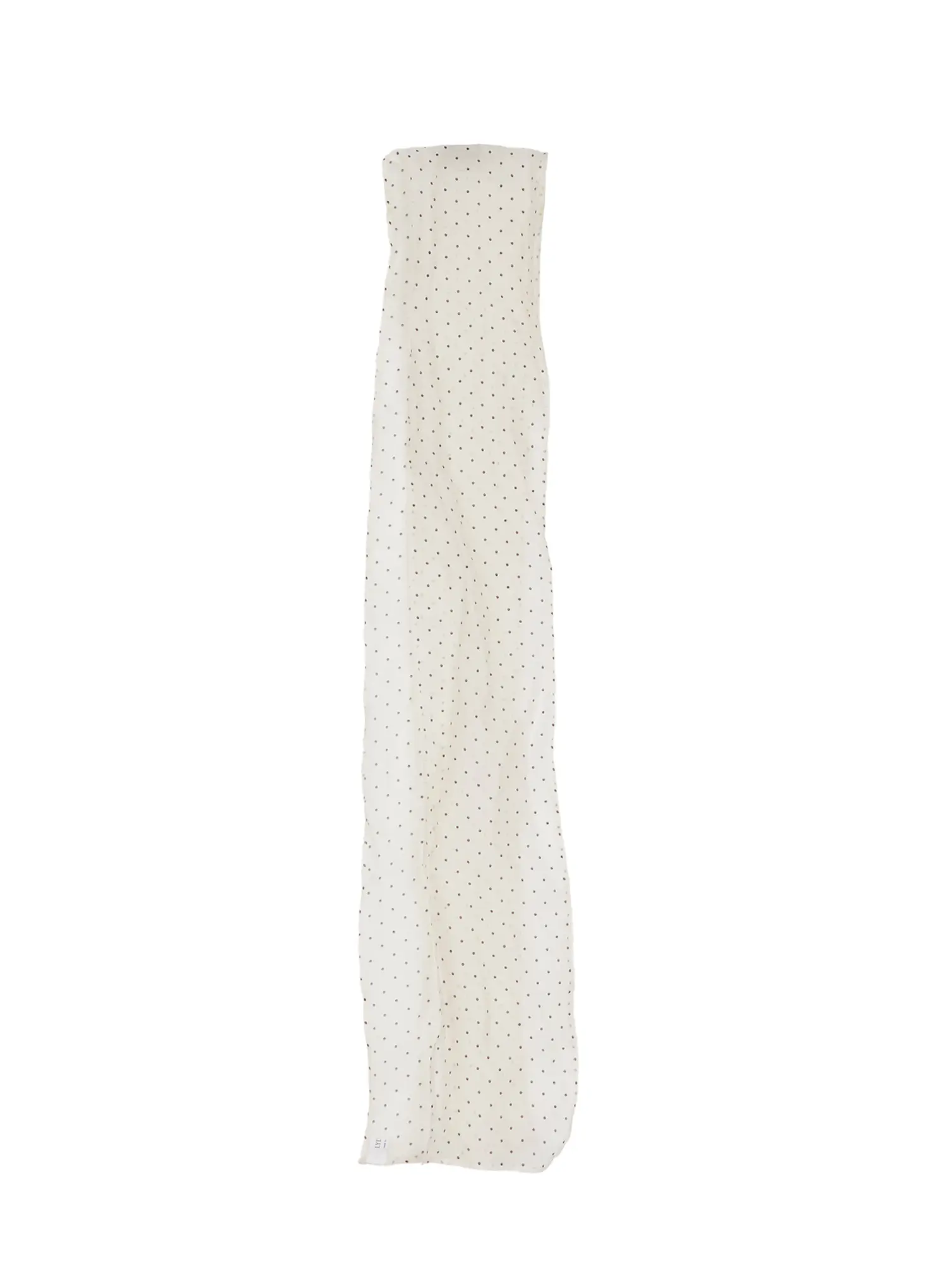 Sheer Polka Dot Skinny Scarf CS524 - Image 8