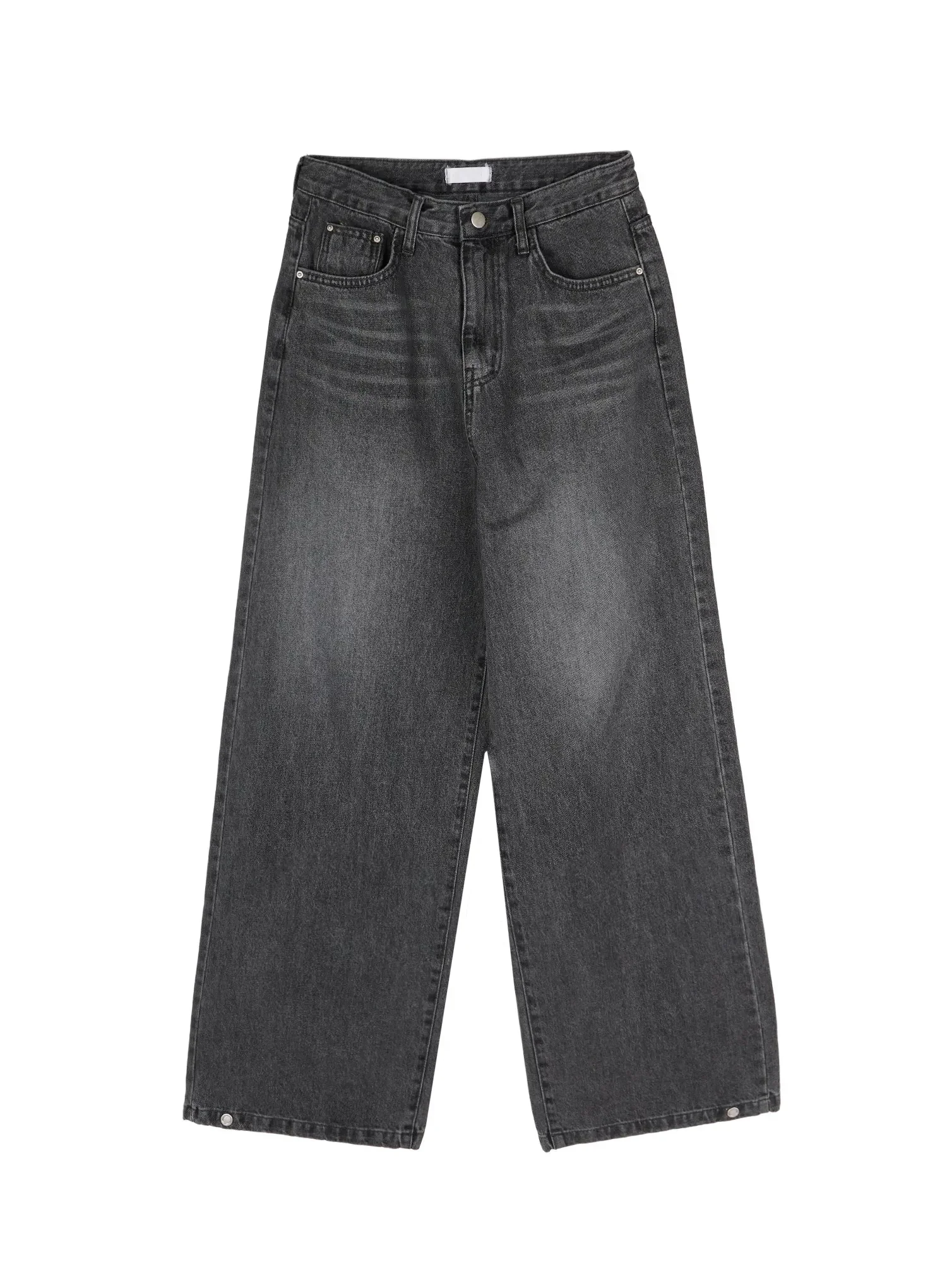 Shia Vintage Wash Wide-Leg Jeans IY514 - Image 10