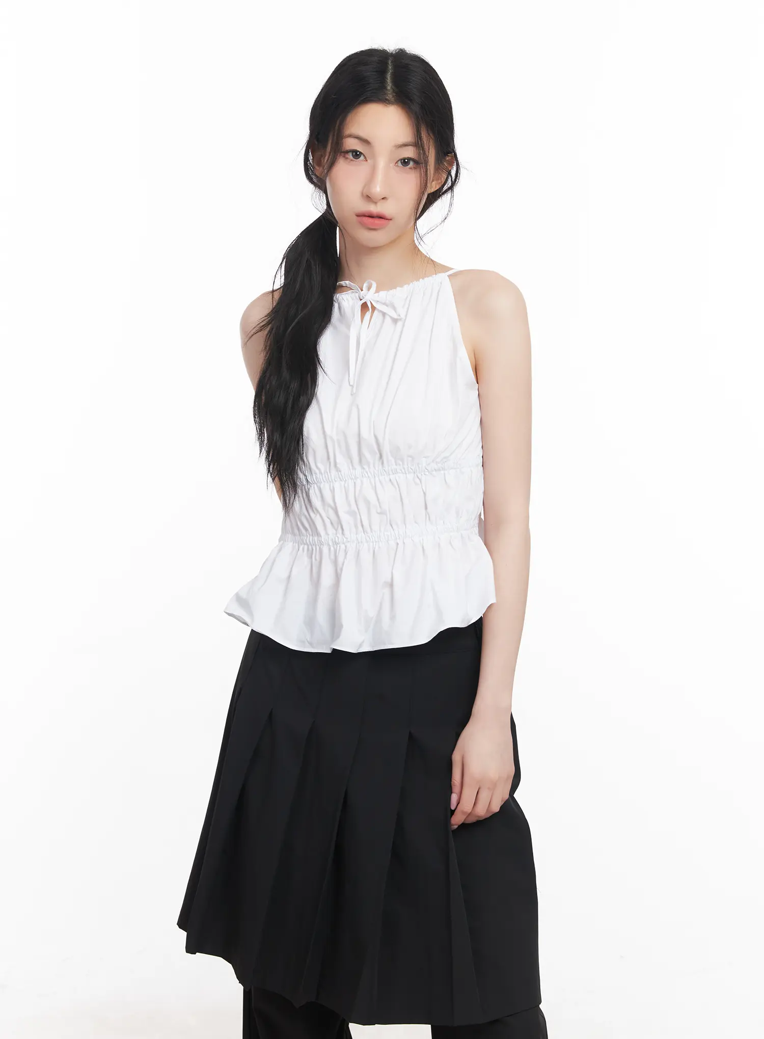 Shirred Halter-Neck Blouse CU510 - Image 11