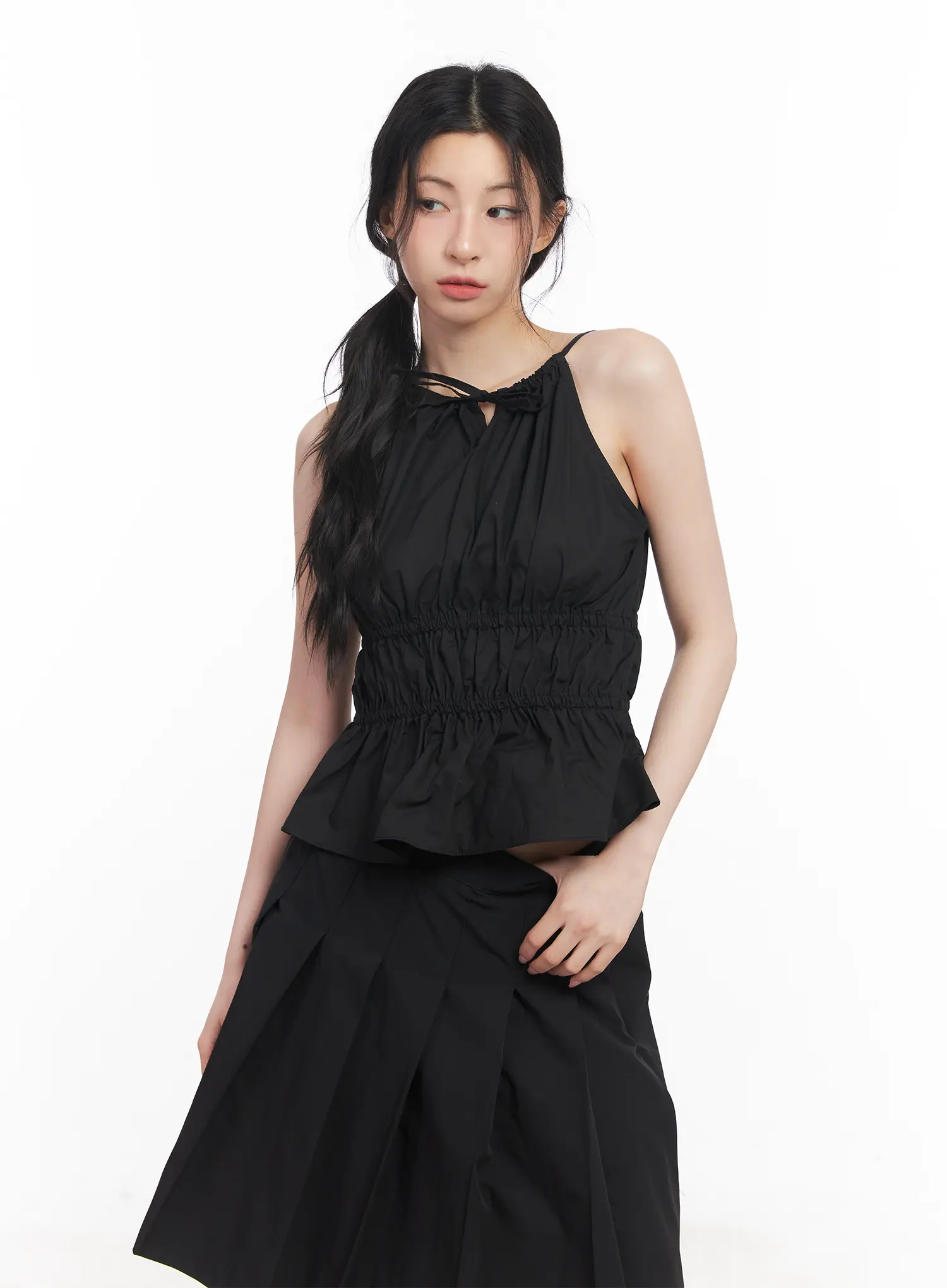 Shirred Halter-Neck Blouse CU510 - Image 12