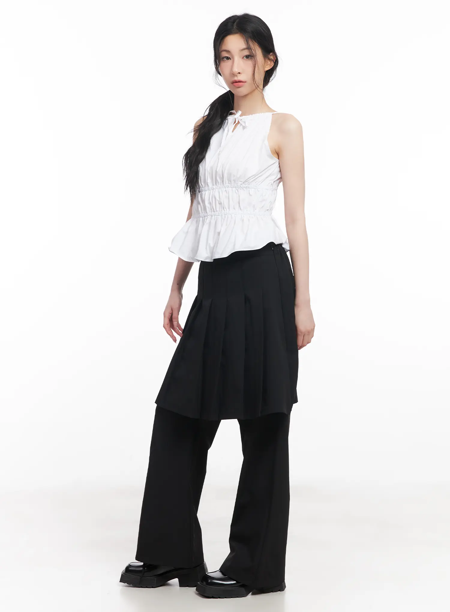 Shirred Halter-Neck Blouse CU510 - Image 4