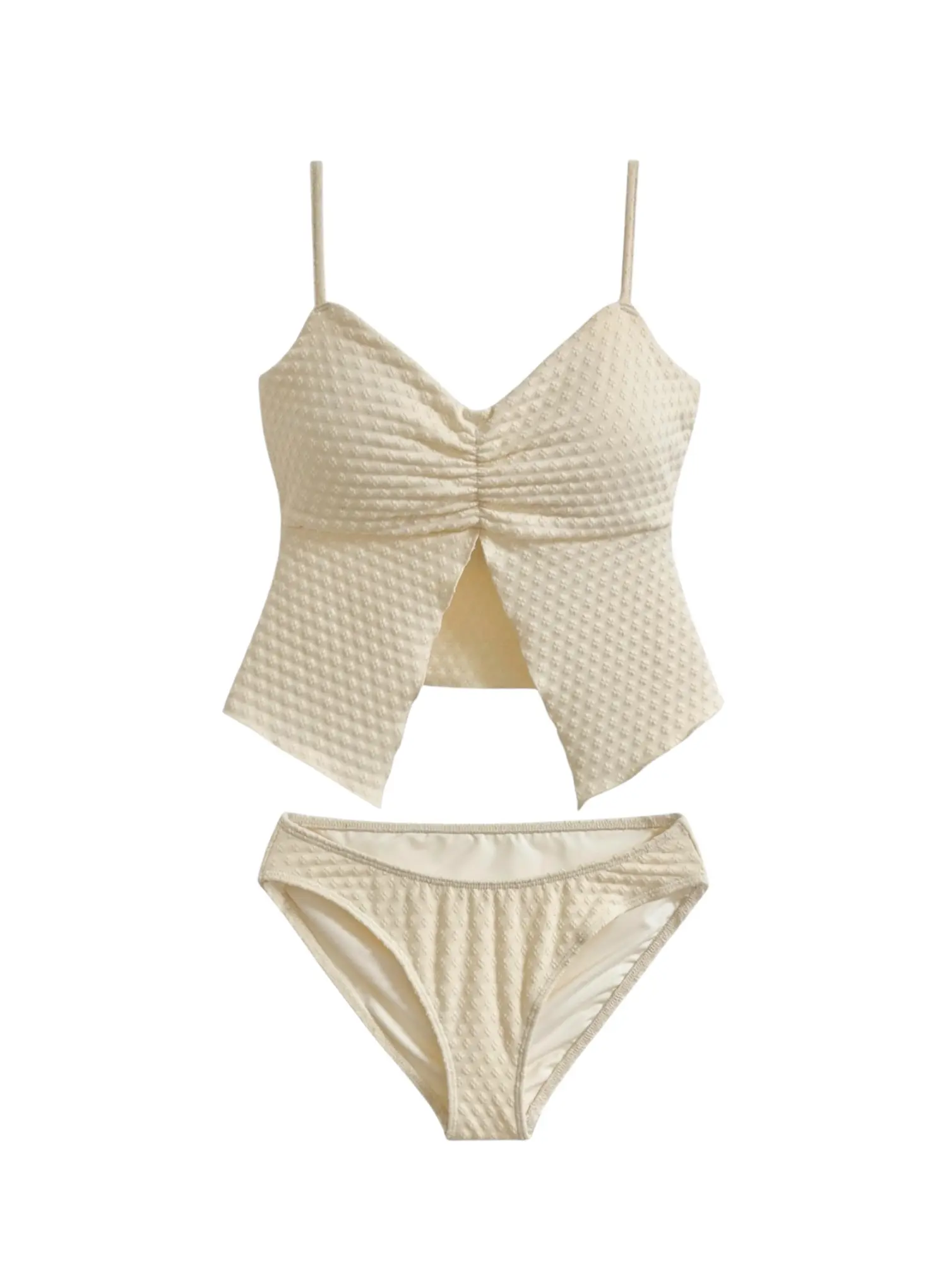 Shirred Tankini Set IY514 - Image 6