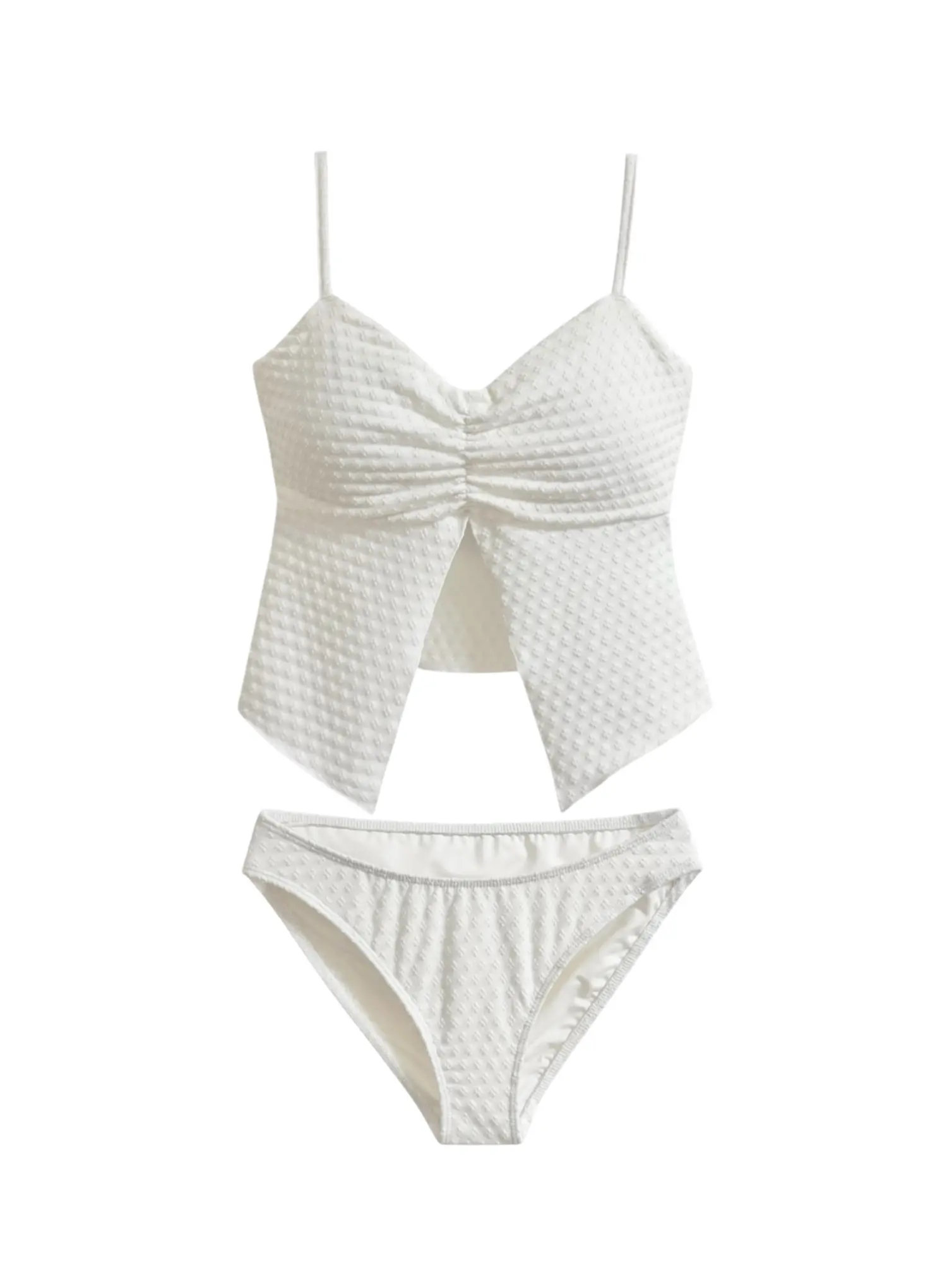 Shirred Tankini Set IY514 - Image 7