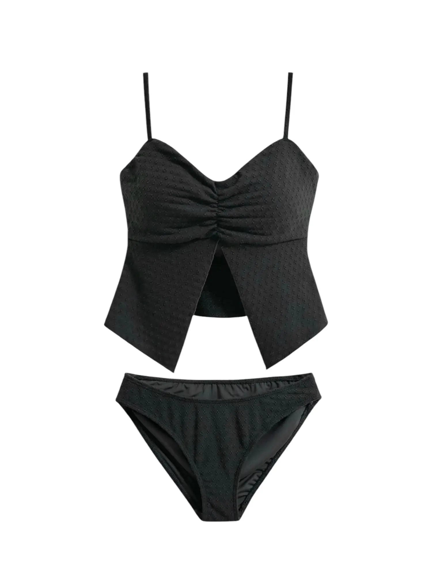 Shirred Tankini Set IY514 - Image 8