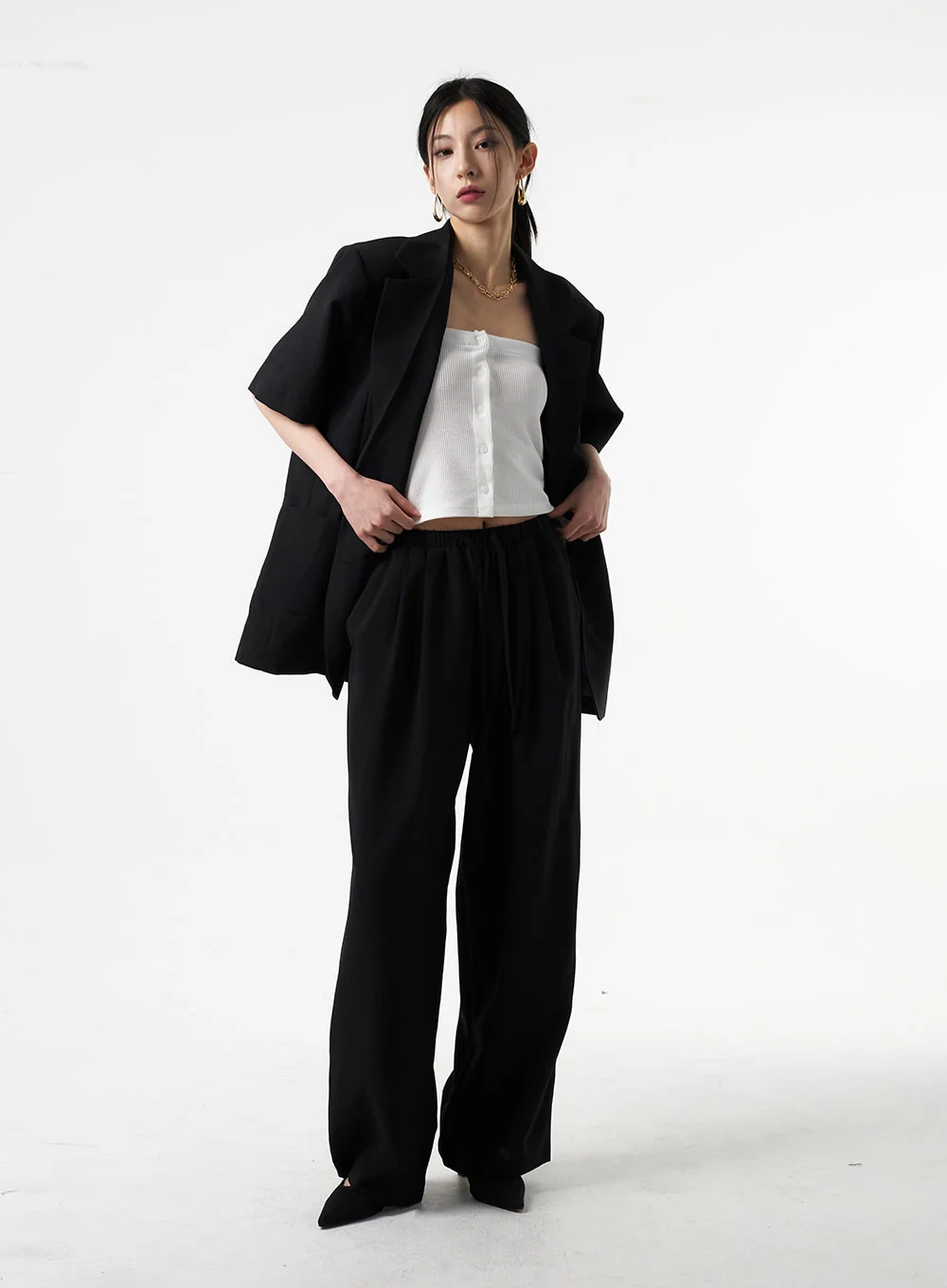 Short Sleeve Jacket IA326 - Image 7