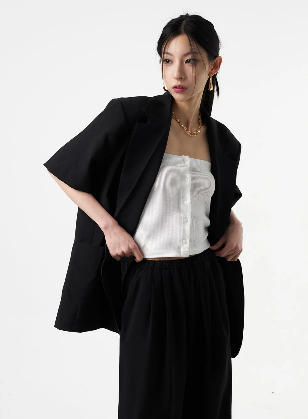 Short Sleeve Jacket IA326 - Image 9