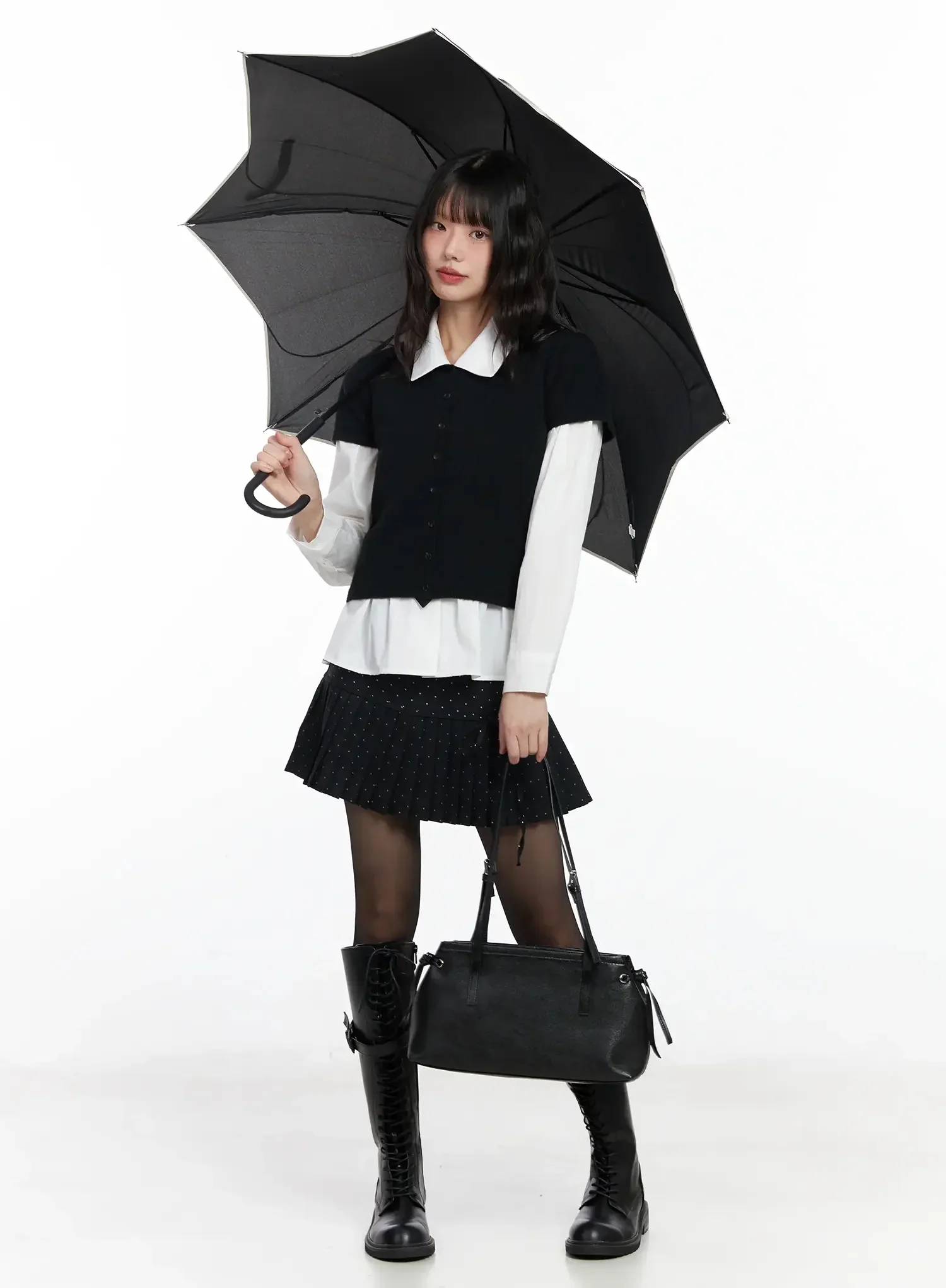 Short Sleeve Knit Top IF505 - Image 4