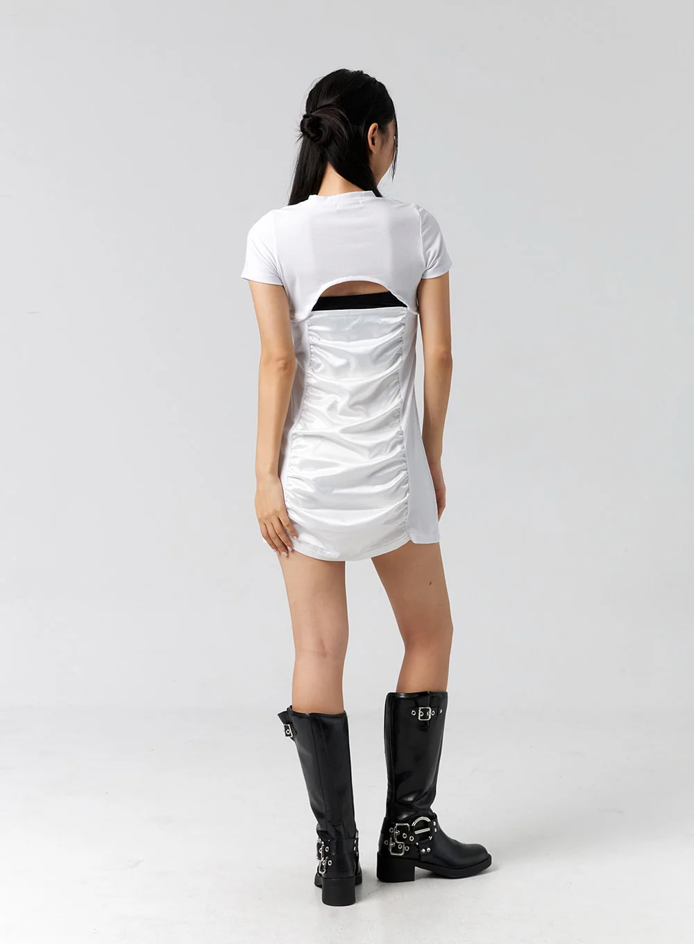 Short Sleeve Mini Dress CG304 - Image 11