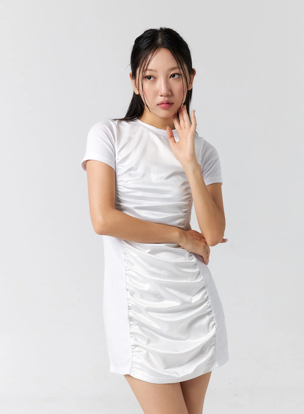 Short Sleeve Mini Dress CG304 - Image 5