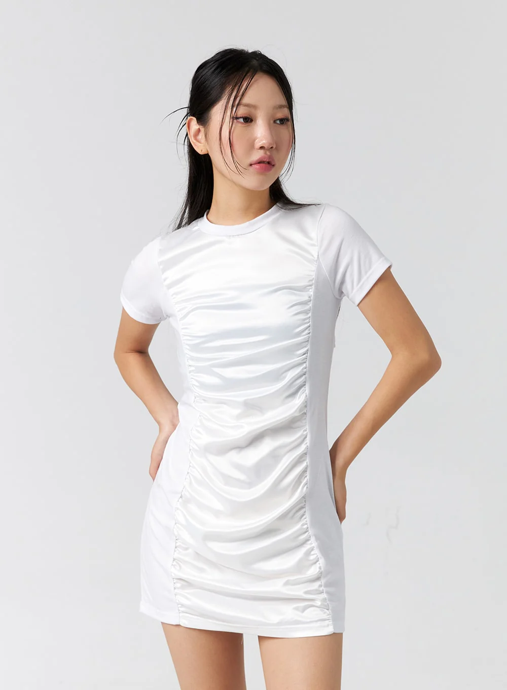 Short Sleeve Mini Dress CG304 - Image 9