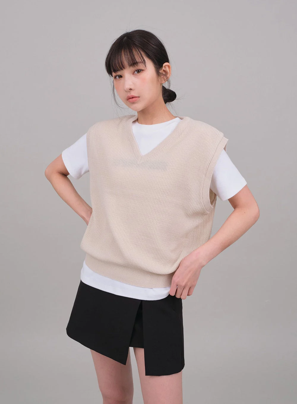 Skirt with Front Slit C2701 - Image 11