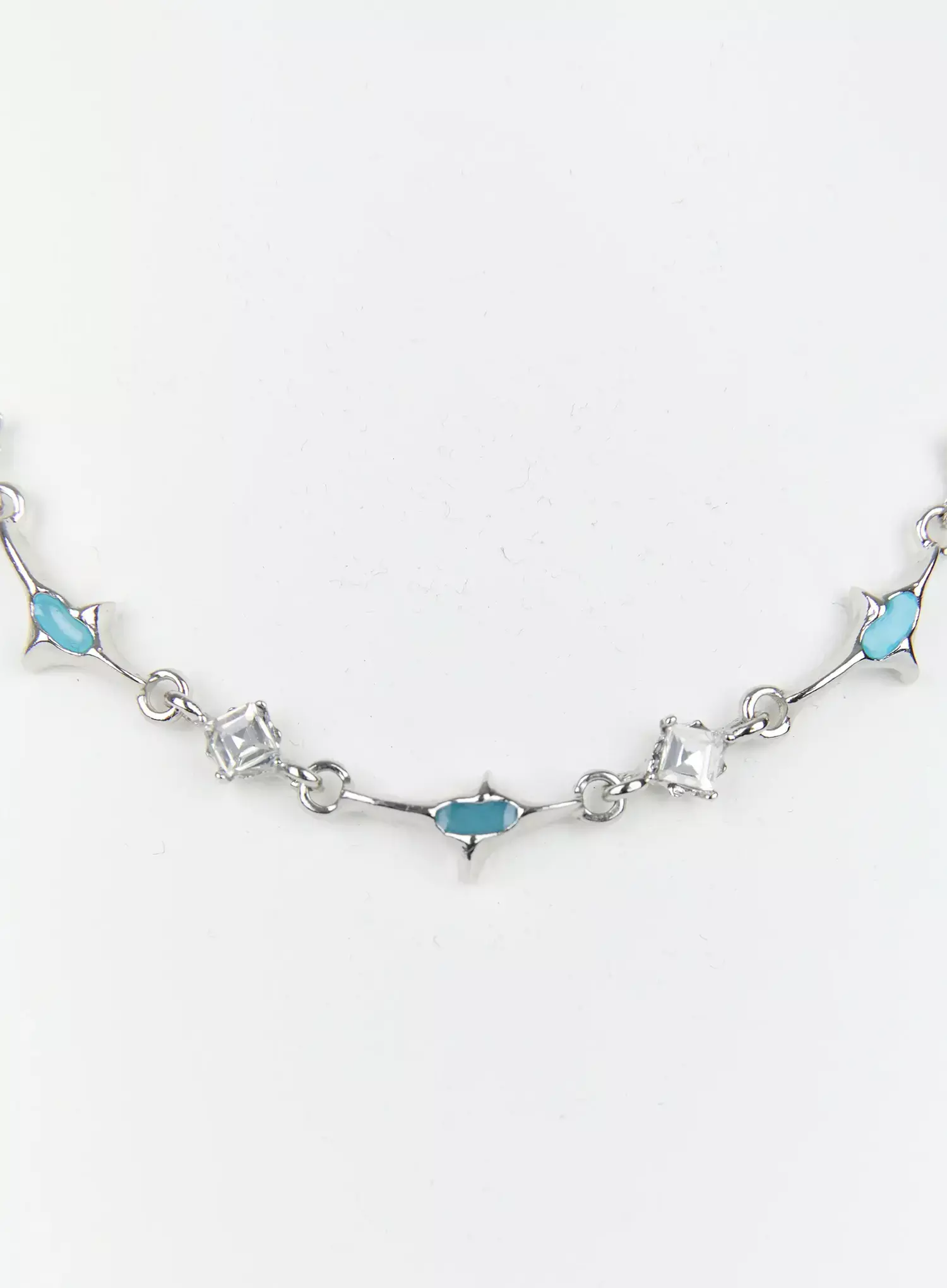 Sky Beaded Layered Necklace IG512 - Image 7