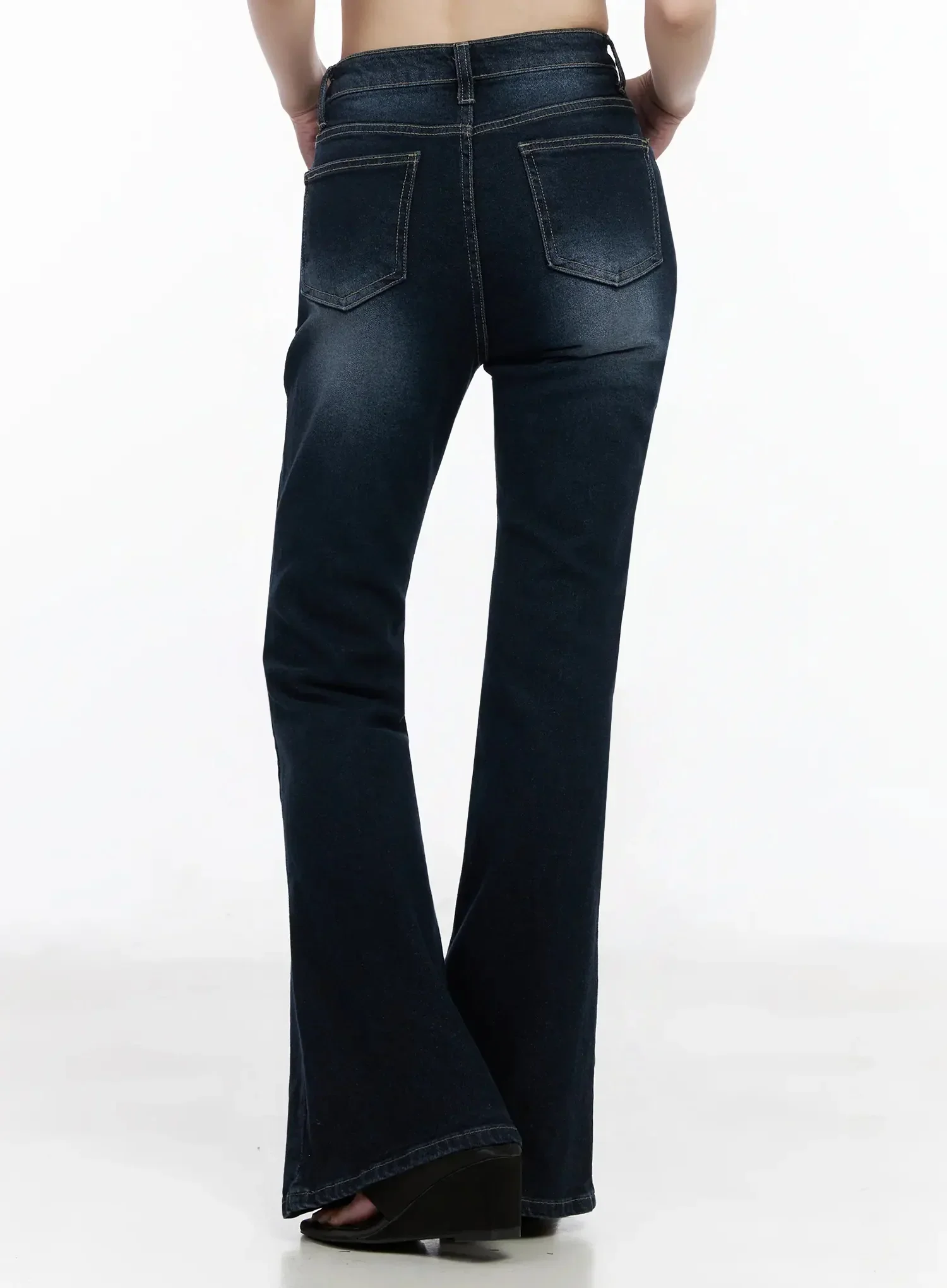 Skylar High-Waist Flare Jeans IY511 - Image 11