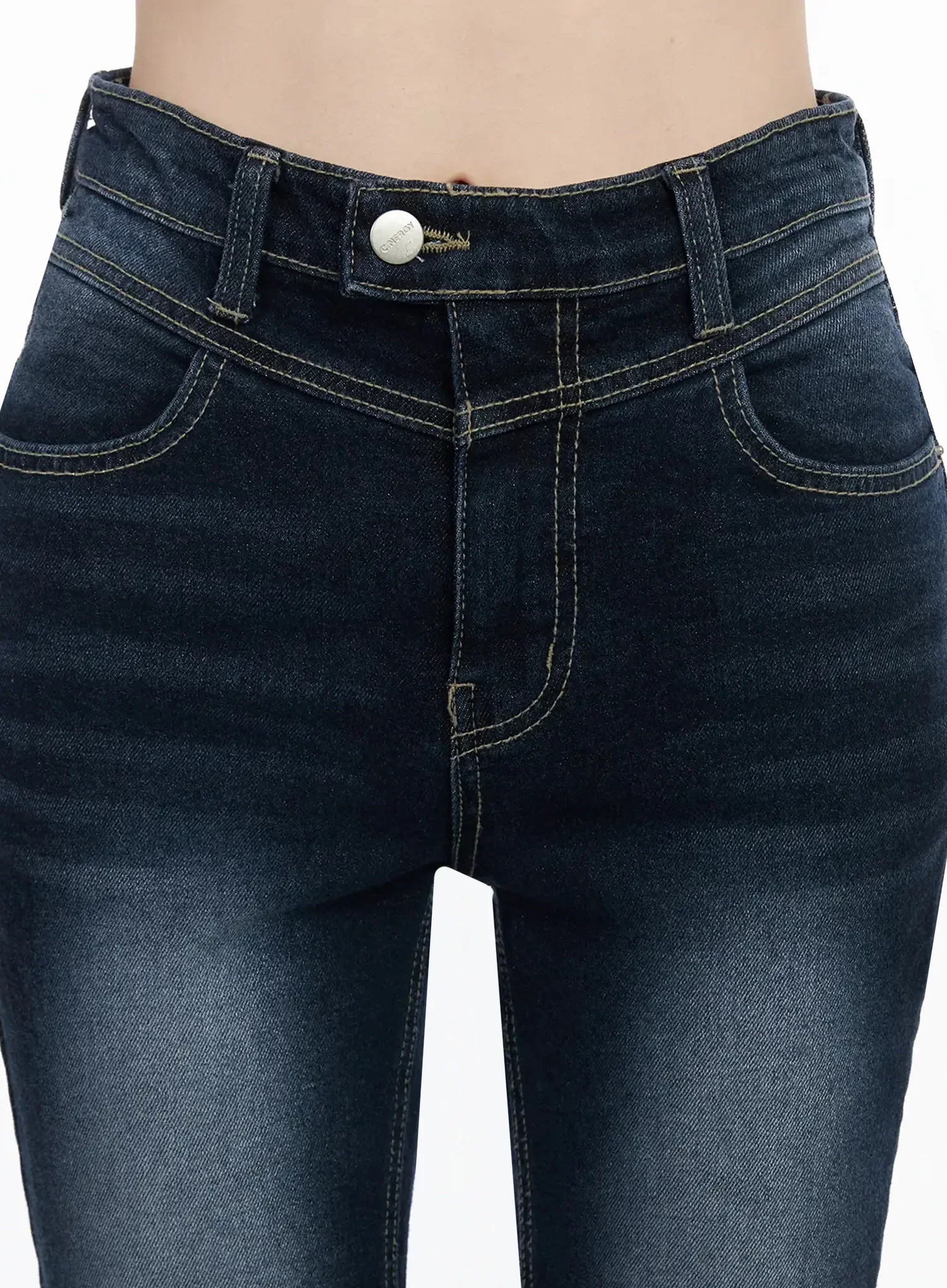 Skylar High-Waist Flare Jeans IY511 - Image 4