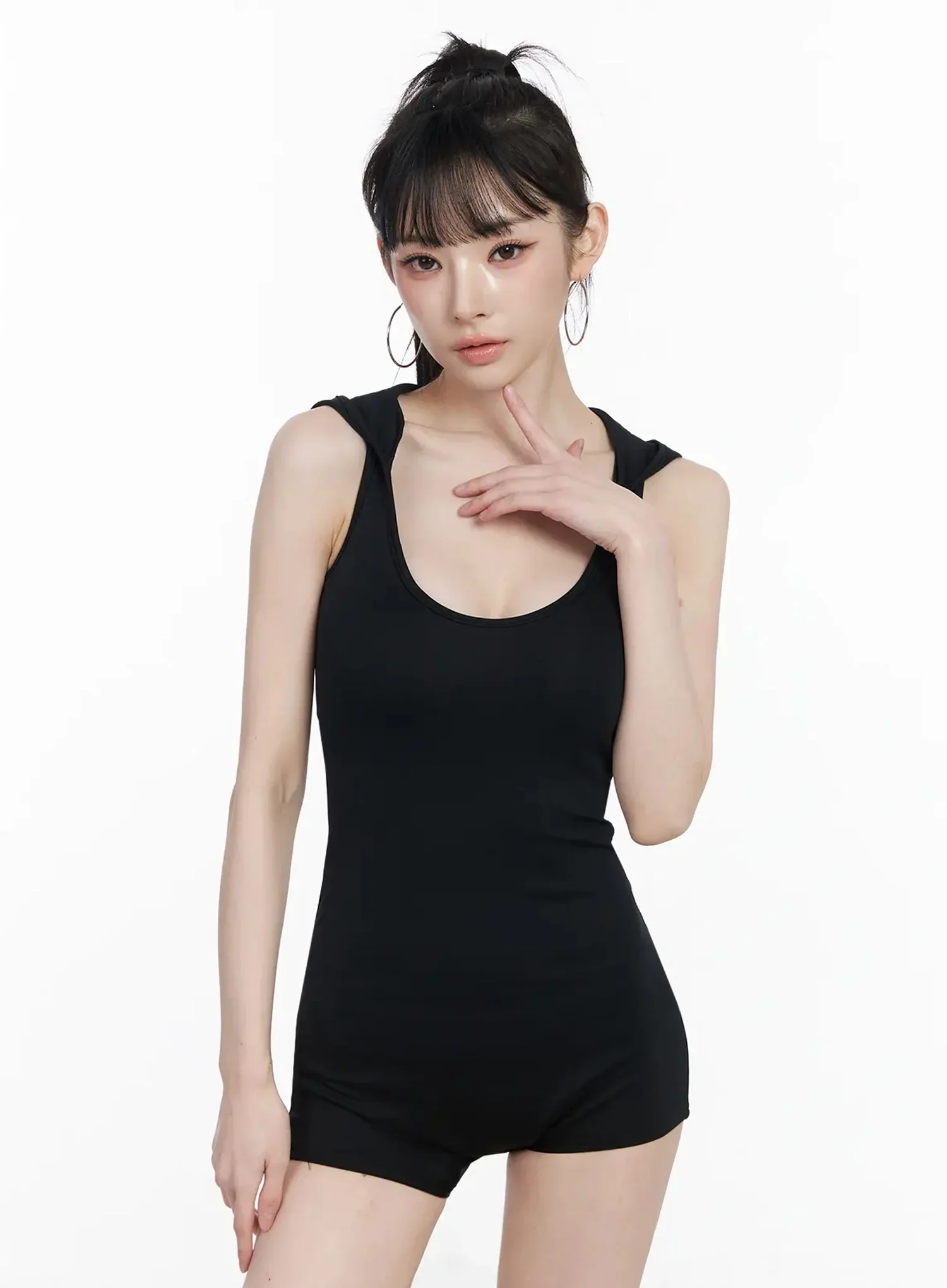 Sleek Hooded Jumpsuit IY511 - Image 5