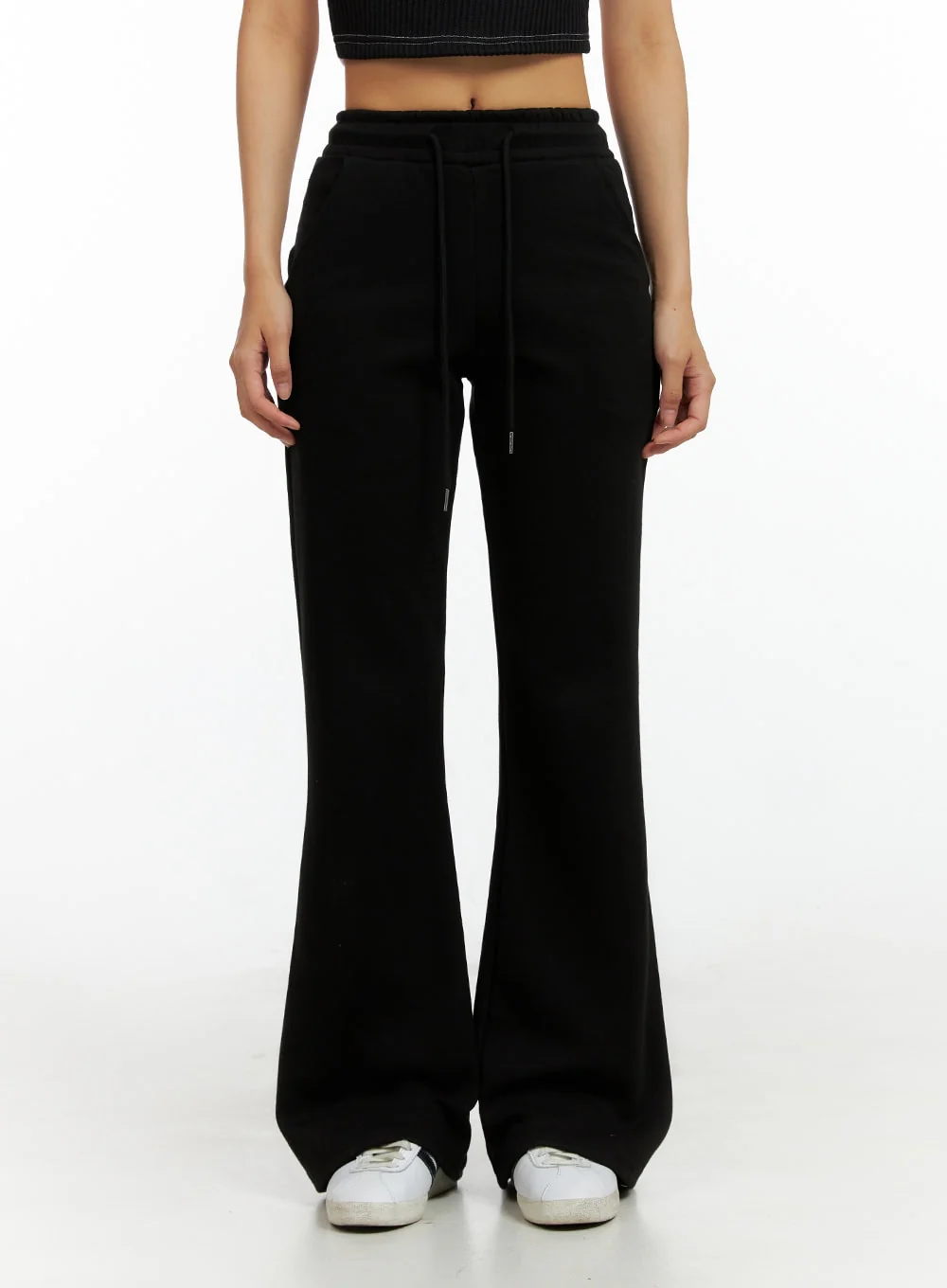 Slim Banded Bootcut Pants IL419 - Image 2