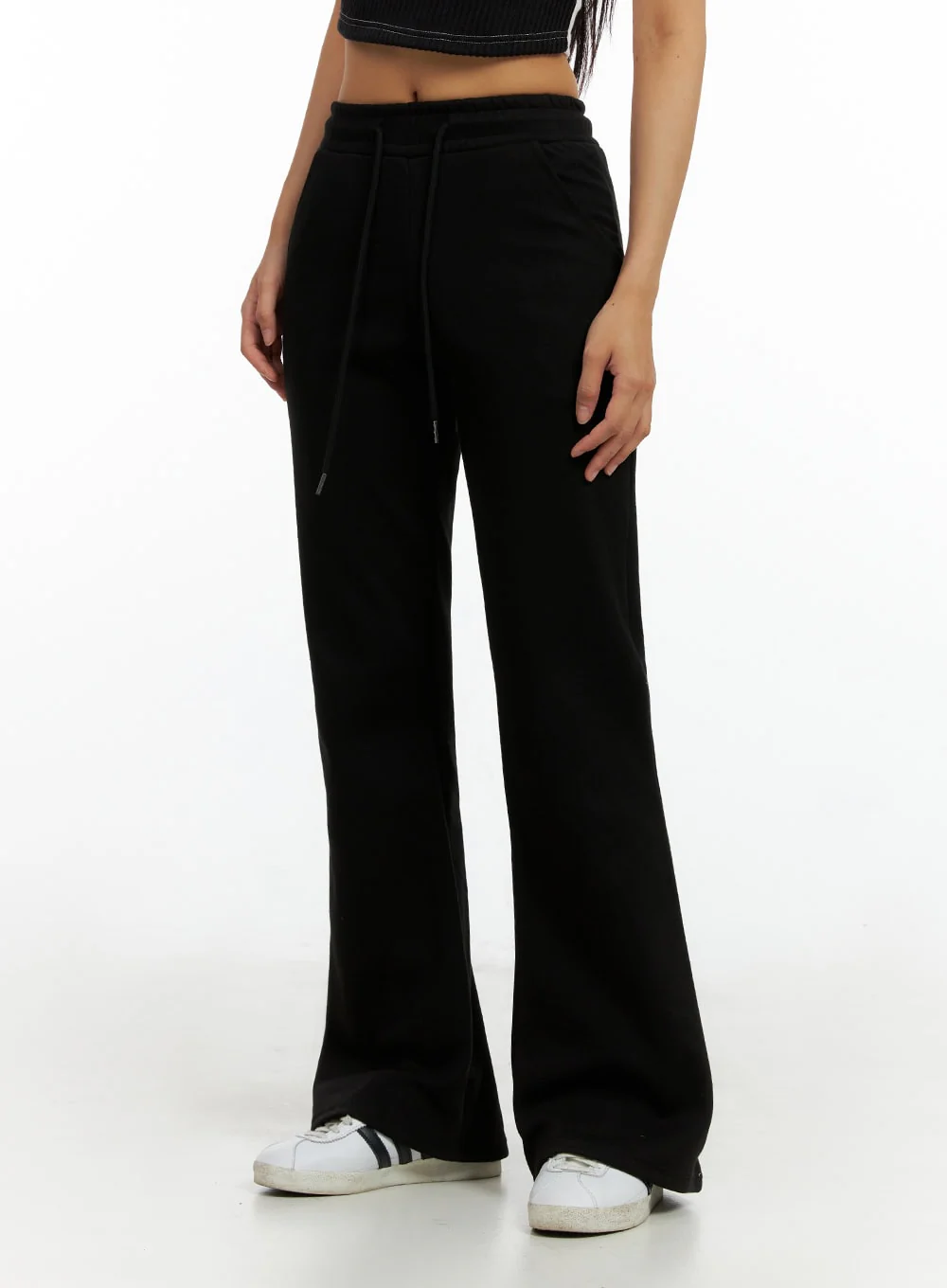Slim Banded Bootcut Pants IL419 - Image 4