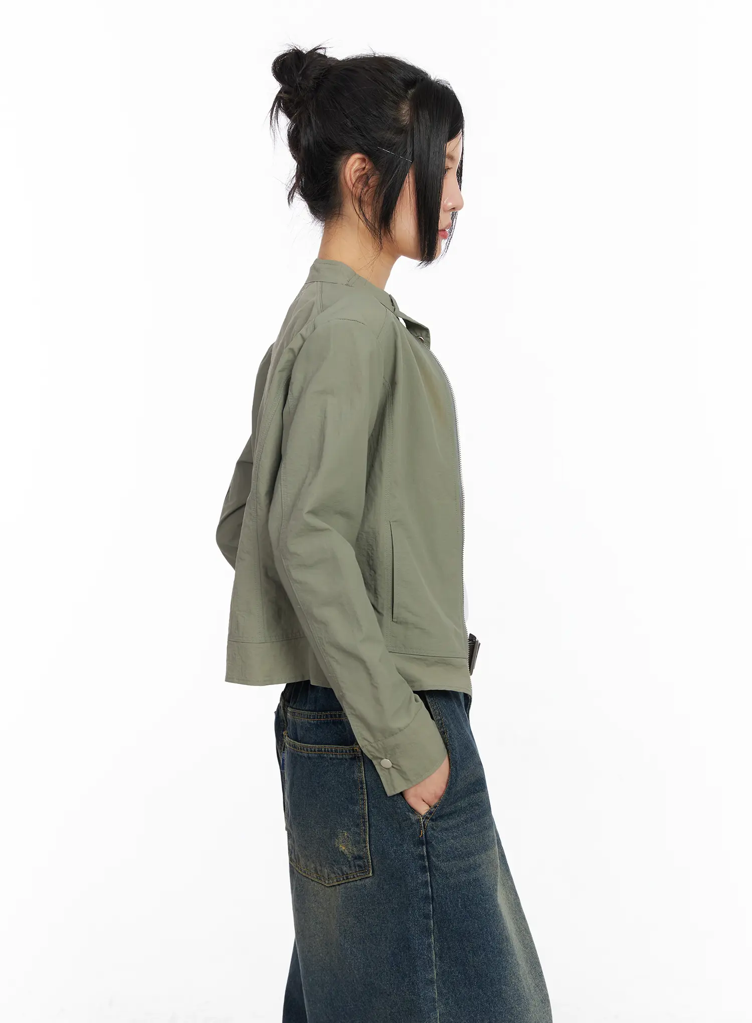 Slim Biker Jacket CM516 - Image 5