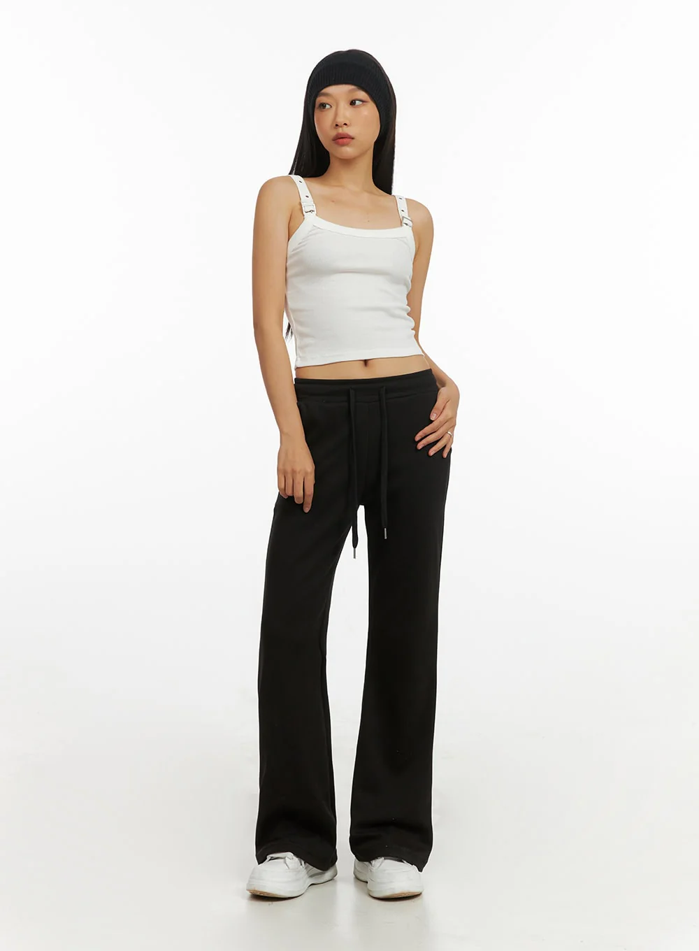Slim Bootcut Sweatpants IY422 - Image 7