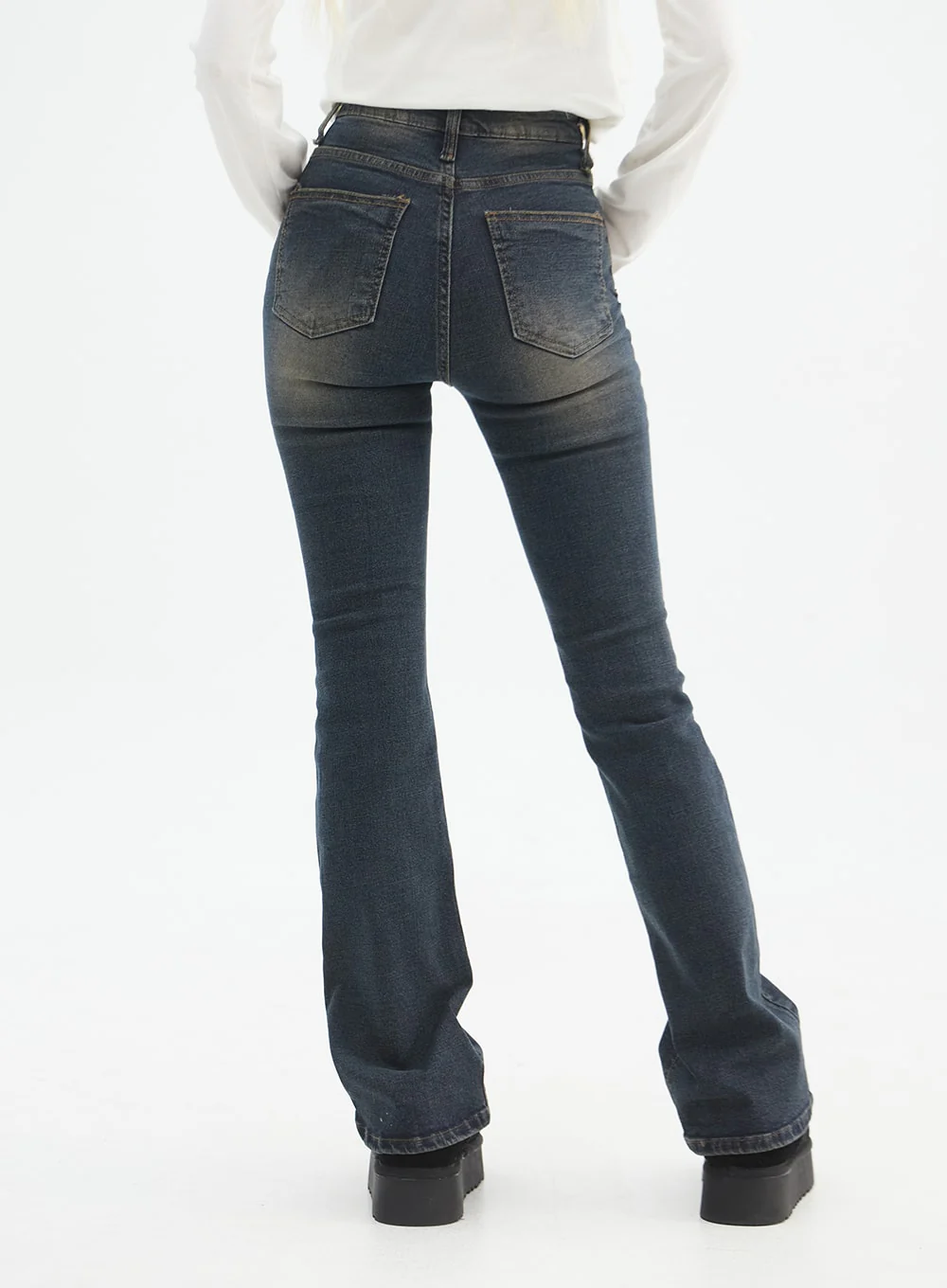 Slim Fit Boot Cut Jeans IN327 - Image 5
